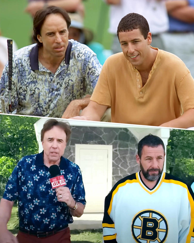 Adam Sandler (Happy Gilmore), Julie Bowen (Virginia Venit), Christopher McDonald (Shooter McGavin), Frances Bay (Grandma Gilmore), Carl Weathers (Derick “Chubbs” Peterson), Allen Covert (Otto), Richard Kiel (Mr. Larson), Bob Barker (himself), Ben Stiller (Hal L.), Kevin Nealon