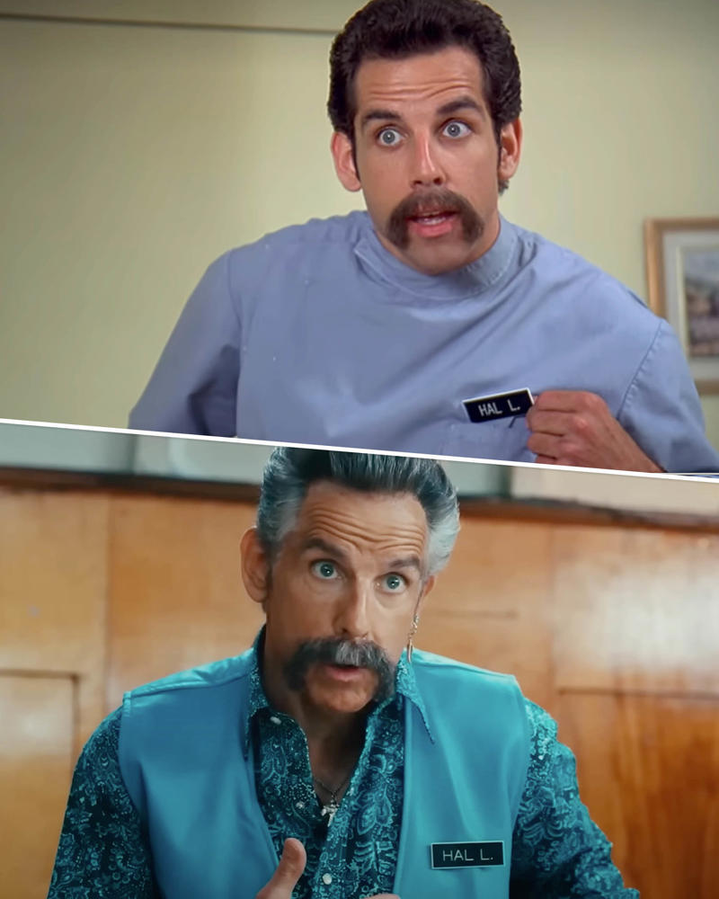 Adam Sandler (Happy Gilmore), Julie Bowen (Virginia Venit), Christopher McDonald (Shooter McGavin), Frances Bay (Grandma Gilmore), Carl Weathers (Derick “Chubbs” Peterson), Allen Covert (Otto), Richard Kiel (Mr. Larson), Bob Barker (himself), Ben Stiller (Hal L.), Kevin Nealon