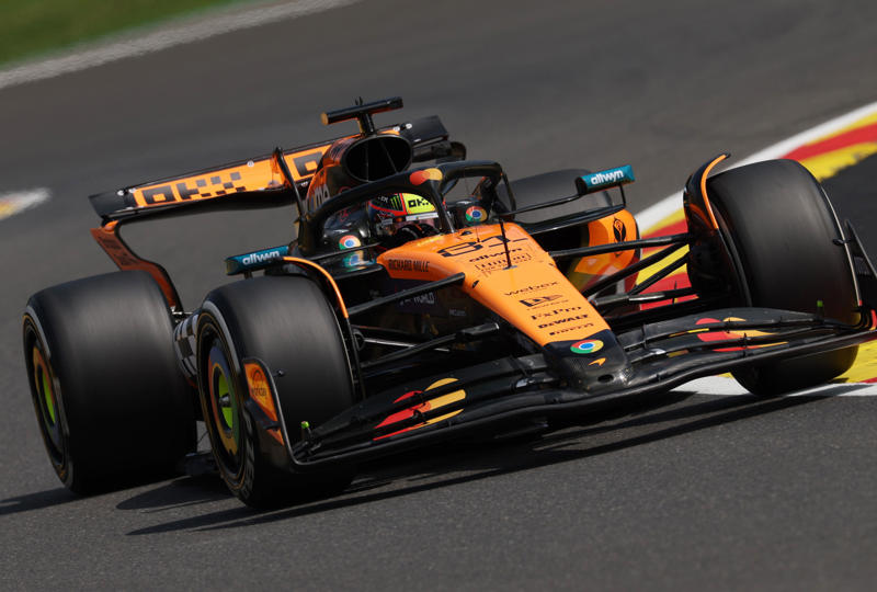 What does Red Bull without Christian Horner look like?, F1 BELGIAN GRAND PRIX - LATEST UPDATES, What time is the race on Sunday?, NEW: Lewis Hamilton will start from the pit-lane, Laurent Mekies makes Christian Horner admission in first Red Bull press conference, A reminder of the starting grid today:, Oscar Piastri after qualifying P2:, Wolff dismisses Verstappen links: 'That's Prost-Senna', Hamilton determined to deliver for Ferrari, Jacques Villeneuve backs Red Bull this weekend in Belgium, Nico Hulkenberg, who could only qualify P14:, Mercedes boss Toto Wolff on the race:, Lando Norris reacts to his pole position:, Alex Albon, who qualified P5:, Full starting grid for Belgian GP:, A downbeat Lewis Hamilton after qualifying:, George Russell, who starts tomorrow's race in P6:, Fernando Alonso after qualifying P19:, FIA confirm qualifying results, Top-10 in Belgian GP qualifying, Lewis Hamilton, after qualifying P16:, Charles Leclerc, after qualifying P3:, Max Verstappen, after qualifying P4:, Lando Norris on pole position!, Final moments of qualifying!, Max Verstappen:, Lando Norris on provisional pole!, Q3 underway!, Carlos Sainz out!, Charles Leclerc:, Carlos Sainz in trouble, Q2 underway!, Lewis Hamilton out - lap deleted!, Kimi Antonelli is out!, Russell and Antonelli have one final chance, Mercedes duo in trouble, Piastri quicker than Norris early on, Qualifying at Spa, Lando Norris on Spa racetrack:, Charles Leclerc downbeat after sprint despite 4th place finish, George Russell on his Mercedes future:, F1 constructor standings after sprint, Max Verstappen after winning the sprint:, TOP-8 IN SPRINT RACE:, What is the start time for qualifying?, Oscar Piastri after finishing P2:, Where did Hamilton finish?, Lando Norris, after finishing P3 in the sprint:, Max Verstappen on team radio:, Max Verstappen wins sprint race!, Verstappen heading for sprint win (Lap 15/15), Piastri under pressure from Norris (Lap 12/15), Verstappen:, Verstappen staving off Piastri (Lap 7/15), Lando Norris takes back third place (Lap 4/15), Verstappen leads (Lap 3/15), Lights out!, Formation lap!, A reminder of the starting grid for the sprint race:, Sprint race coming up!, Gasly to start in pit-lane, Lando Norris after qualifying P3:, Sprint race winner odds!, BELGIAN GP PREVIEW: What will Red Bull without Christian Horner look like?, F1 constructor standings heading into Belgian GP:, Max Verstappen without his engineer this weekend:, Full starting grid for the sprint race:, Toto Wolff: 'I will miss Horner... in a way', VIDEO: Verstappen has spoken to Horner, Sprint race grid:, Lewis Hamilton after his spin:, Yuki Tsunoda, who starts P12:, Max Verstappen, after qualifying P2:, Oscar Piastri after claiming pole:, CONFIRMATION: Sprint qualifying positions, Lap record for Piastri!, Start times at the Belgian GP this weekend:, Piastri:, Oscar Piastri on pole for the sprint!, SQ3 underway!, George Russell, after qualifying 13th:, VIDEO: Lewis Hamilton's spin at the final chicane, Kimi Antonelli on team radio:, F1 constructor standings, F1 driver standings, Still to come this weekend, Wolff defends Mercedes' role, Racing for Anthoine, F1 driver standings heading into Belgian GP:, Belgian Grand Prix: