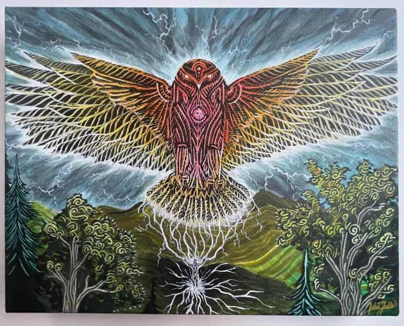 9. Thunderbird: The Storm Bringer 1. The Snallygaster: Maryland's Flying Terror, 2. Jackalope: The Horned Rabbit of the West, 3. Jersey Devil: The Pine Barrens Phantom, 4. Goatman: The Mad Scientist's Mistake, 5. Skunk Ape: Florida's Fragrant Bigfoot, 6. Wendigo: The Winter Cannibal Spirit, 7. Flatwoods Monster: The Extraterrestrial Visitor, 8. Hodag: Wisconsin's Fearsome Forest Dweller, 9. Thunderbird: The Storm Bringer, 10. Mothman: The Winged Prophet of Doom
