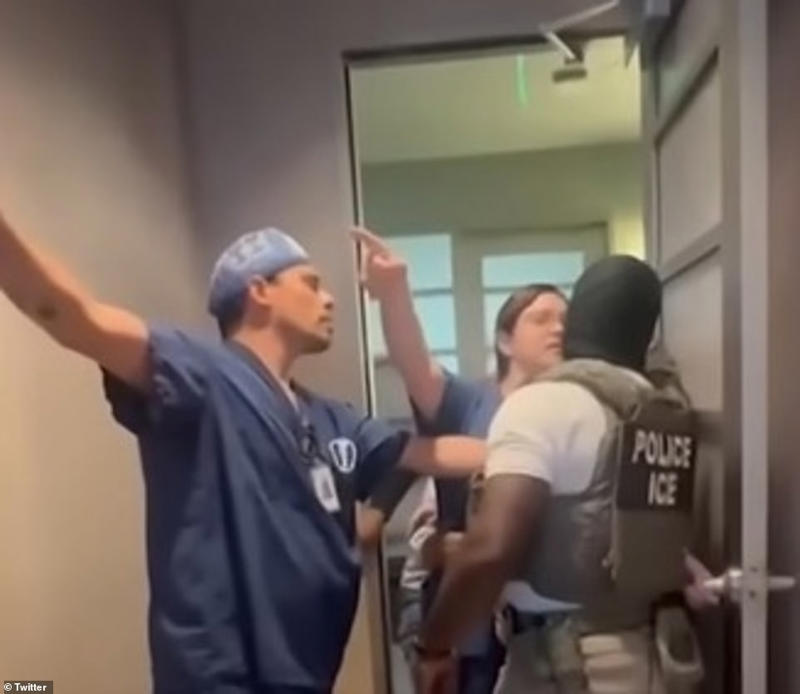 California medics block ICE agents from arresting migrant