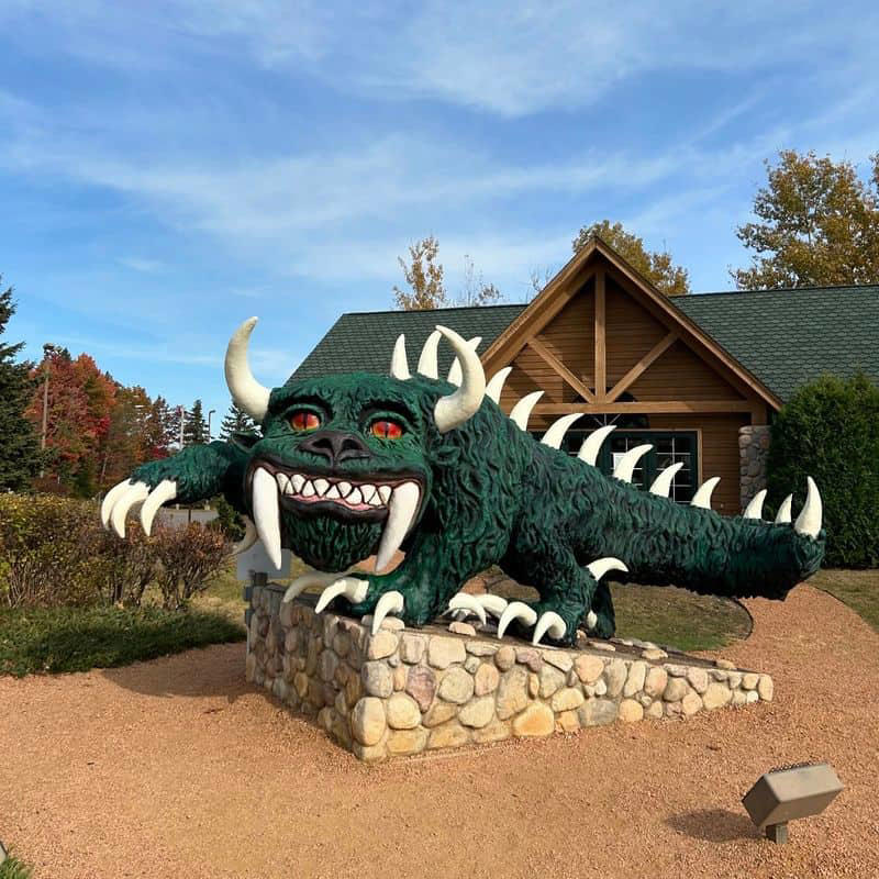 8. Hodag: Wisconsin's Fearsome Forest Dweller 1. The Snallygaster: Maryland's Flying Terror, 2. Jackalope: The Horned Rabbit of the West, 3. Jersey Devil: The Pine Barrens Phantom, 4. Goatman: The Mad Scientist's Mistake, 5. Skunk Ape: Florida's Fragrant Bigfoot, 6. Wendigo: The Winter Cannibal Spirit, 7. Flatwoods Monster: The Extraterrestrial Visitor, 8. Hodag: Wisconsin's Fearsome Forest Dweller, 9. Thunderbird: The Storm Bringer, 10. Mothman: The Winged Prophet of Doom