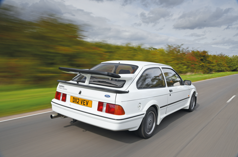 Ford Sierra RS Cosworth (cont.) A wing and a prayer, 1. Porsche 911 Carrera RS (1973-’74), Porsche 911 Carrera RS (cont.), 2. Lamborghini Countach (1974-’90), Lamborghini Countach (cont.), 3. Ford Sierra RS Cosworth (1986-’92), Ford Sierra RS Cosworth (cont.), 4. BMW 3.0 CSL (1972-’74), BMW 3.0 CSL (cont.), 5. Subaru Impreza RB5 (1999), Subaru Impreza RB5 (cont.), 6. Ferrari F40 (1987-’92), Ferrari F40 (cont.), 7. Toyota Supra (1993-’96), Toyota Supra (cont.), 8. Plymouth SuperBird (1970), Plymouth SuperBird (cont.), 9. Mercedes-Benz 190E 2.5-16 Evolution II (1990-’93), Mercedes-Benz 190E 2.5-16 Evolution II (cont.), 10. Ford Escort Cosworth (1992-’96), Ford Escort Cosworth (cont.), 11. Porsche 911 (993) GT2 (1993-’98), Porsche 911 GT2 (cont.), 12. Mitsubishi Lancer Evo VI (1999-2001), Mitsubishi Lancer Evo VI (cont.), 13. De Tomaso Pantera (1971-’92), De Tomaso Pantera (cont.), 14. Ford Sierra XR4i (1983-’85), Ford Sierra XR4i (cont.), 15. Dodge Viper ACR (2008), Dodge Viper ACR (cont.)