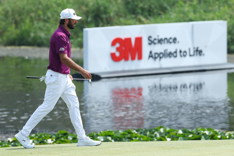 3M Open leaderboard, There's a five-way tie for the lead at the 3M Open, Chris Gotterup is rolling again at the 3M Open, Reminder: Max Homa might have to leave at a moment's notice, Thorbjorn Olesen sinks hole-in-one to tie for the lead, Ian Baker-Finch gets tearful and it's not his last broadcast, Jesper Svensson cards 63 to jump into top 5, Amateur Michael La Sasso shining on Saturday, Early players Young, Kitayama are going low, What's the weather forecast for Saturday at the 3M Open?, Vegas throws first pitch at Twins game, Notable golfers who missed the cut at the 2025 3M Open, What is the prize money at the 2025 3M Open?, Where to watch the 2025 3M Open?, Hole locations for the third round of the 3M Open, When was the first 3M Open?, Who are all the winners of the 3M Open?