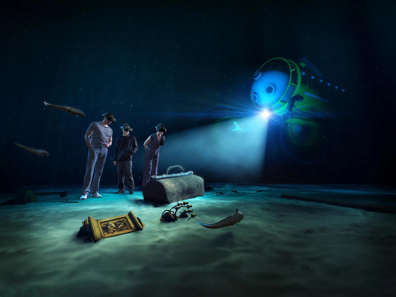Inside the Titanic VR experience ,      Latest London news   , A Titanic simulation so detailed you can make out bottle labels ,      The discovery of the Titanic's wreck   
