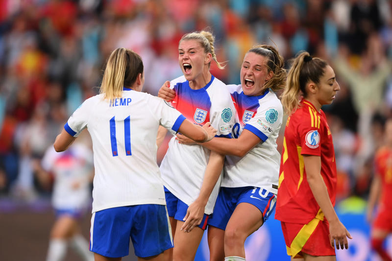 England vs Spain latest news, Chloe Kelly on her penalty routine, Bronze played entire tournament with broken leg, Bronze played tournament with a fractured tibia, Inevitable, Crowning moment!, England player ratings, Reaction from Chloe Kelly, Lionesses do it the hard way, Start the party!, Simon Collings at St Jakob-Park, ENGLAND WIN EURO 2025!, MISS! England 2-1 Spain, MISS! England 2-1 Spain, MISS! England 2-1 Spain, GOAL! England 2-1 Spain, MISS! England 1-1 Spain, GOAL! England 1-1 Spain, GOAL! England 0-1 Spain, Simon Collings at St Jakob-Park, MISS! England 0-0 Spain, Simon Collings at St Jakob-Park, FT: England 1-1 Spain, England 1-1 Spain, England 1-1 Spain, England 1-1 Spain, England 1-1 Spain, England 1-1 Spain, England 1-1 Spain, England 1-1 Spain, Simon Collings at St Jakob-Park, England 1-1 Spain, England 1-1 Spain, England 1-1 Spain, England 1-1 Spain, Back underway!, HT: England 1-1 Spain, England 1-1 Spain, Simon Collings at St Jakob-Park, England 1-1 Spain, England 1-1 Spain, England 1-1 Spain, England 1-1 Spain, England 1-1 Spain, England 1-1 Spain, England 1-1 Spain, England 1-1 Spain, Back underway!, Lionesses still fighting!, Simon Collings at St Jakob-Park, FT: England 1-1 Spain, England 1-1 Spain, England 1-1 Spain, England 1-1 Spain, England 1-1 Spain, England 1-1 Spain, England 1-1 Spain, England 1-1 Spain, England 1-1 Spain, Simon Collings at St Jakob-Park, England 1-1 Spain, England 1-1 Spain, England 1-1 Spain, England 1-1 Spain, Simon Collings at St Jakob-Park, England 1-1 Spain, England 1-1 Spain, England 1-1 Spain, England 1-1 Spain, England 1-1 Spain, England 1-1 Spain, Simon Collings at St Jakob-Park, GOAL! England 1-1 Spain | Alessia Russo 57', England 0-1 Spain, England 0-1 Spain, England 0-1 Spain, England 0-1 Spain, England 0-1 Spain, England 0-1 Spain, England 0-1 Spain, Back underway!, Simon Collings at St Jakob-Park, How Spain took the lead..., HT: England 0-1 Spain, England 0-1 Spain, England 0-1 Spain, England 0-1 Spain, England 0-1 Spain, Simon Collings at St Jakob-Park