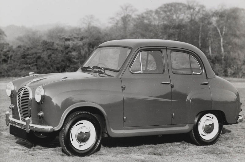 4. Austin A30 (685kg/1510lb) 1. Mazda MX-5 (970kg/2138lb), 2. Lancia Fulvia Coupé HF (895kg/1973lb), 3. Peugeot 205 Rallye (790kg/1741lb), 4. Austin A30 (685kg/1510lb), 5. Suzuki Cappuccino (679kg/1496lb), 6. Citroën AX (675kg/1488lb), 7. Austin-Healey Sprite (664kg/1463lb), 8. Rochdale Olympic II (650kg/1433lb), 9. Mini 850 (604kg/1332lb), 10. Porsche 356 (600kg/1322lb), 11. Lotus Elan (585kg/1289lb), 12. Clan Crusader (578kg/1274lb), 13. Honda N360 (508kg/1119lb), 14. Ginetta G15 (501kg/1104lb), 15. Fiat 500 (500kg/1102lb), 16. De Tomaso Vallelunga (500kg/1102lb), 17. Caterham Superlight R500 (460kg/1014lb), 18. Ginetta G4 (445kg/981lb), 19. Austin Seven (432kg/952lb), 20. Morgan Aero Supersports (406kg/895lb), 21. Bond Bug (394kg/869lb), 22. Lotus Seven (387kg/853lb), 23. Light Car Company Rocket (370kg/815lb), 24. Berkeley Sports (318kg/701lb), 25. Messerschmitt KR200 (210kg/463lb)