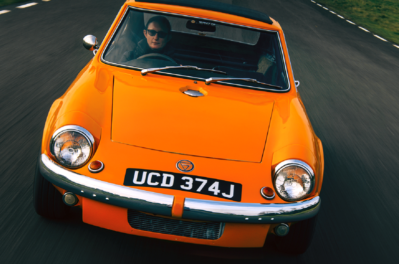 14. Ginetta G15 (501kg/1104lb) 1. Mazda MX-5 (970kg/2138lb), 2. Lancia Fulvia Coupé HF (895kg/1973lb), 3. Peugeot 205 Rallye (790kg/1741lb), 4. Austin A30 (685kg/1510lb), 5. Suzuki Cappuccino (679kg/1496lb), 6. Citroën AX (675kg/1488lb), 7. Austin-Healey Sprite (664kg/1463lb), 8. Rochdale Olympic II (650kg/1433lb), 9. Mini 850 (604kg/1332lb), 10. Porsche 356 (600kg/1322lb), 11. Lotus Elan (585kg/1289lb), 12. Clan Crusader (578kg/1274lb), 13. Honda N360 (508kg/1119lb), 14. Ginetta G15 (501kg/1104lb), 15. Fiat 500 (500kg/1102lb), 16. De Tomaso Vallelunga (500kg/1102lb), 17. Caterham Superlight R500 (460kg/1014lb), 18. Ginetta G4 (445kg/981lb), 19. Austin Seven (432kg/952lb), 20. Morgan Aero Supersports (406kg/895lb), 21. Bond Bug (394kg/869lb), 22. Lotus Seven (387kg/853lb), 23. Light Car Company Rocket (370kg/815lb), 24. Berkeley Sports (318kg/701lb), 25. Messerschmitt KR200 (210kg/463lb)