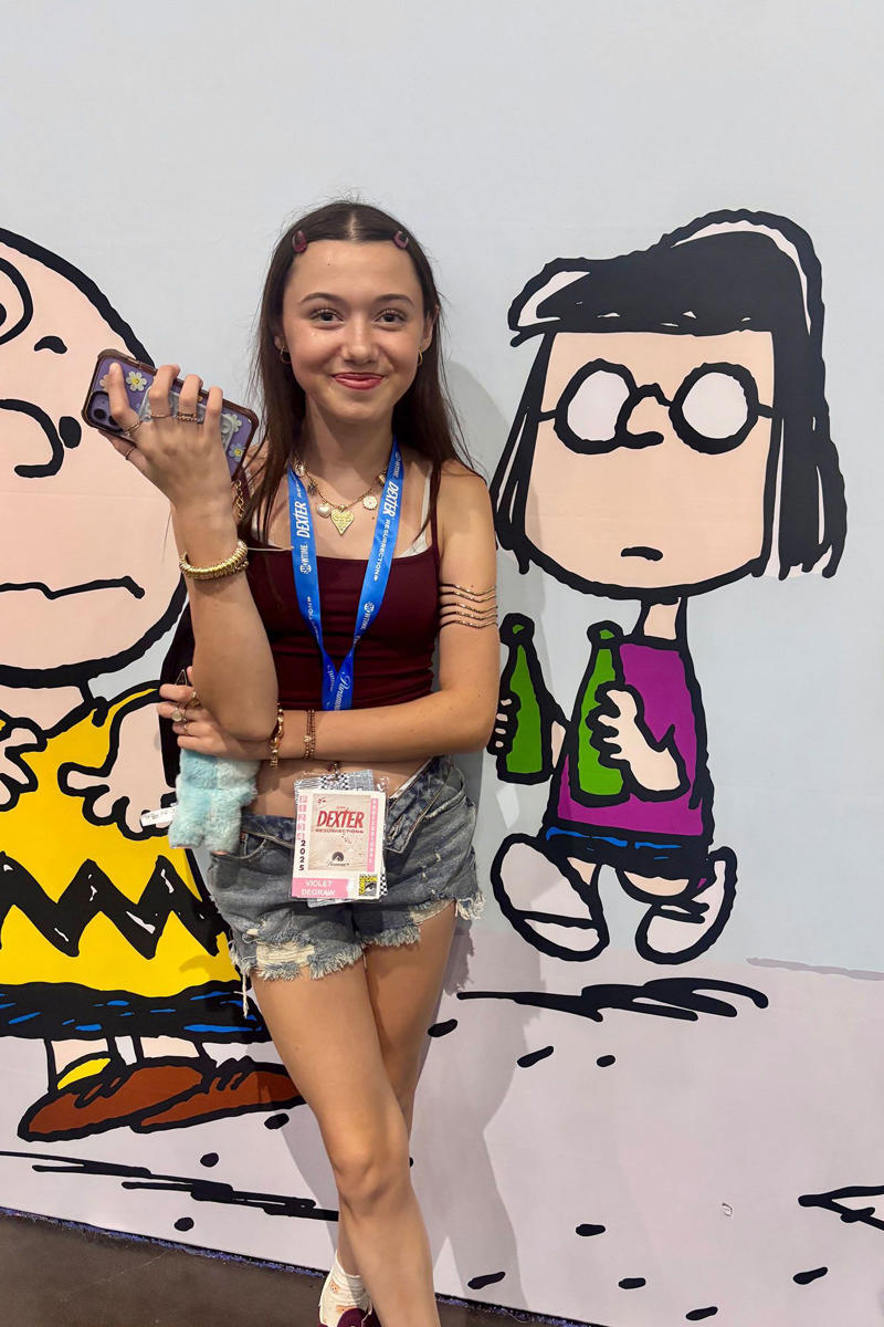 Heading out to be a fan at SDCC, Downtown looks like a comic book, Official, Finally inside, Been seeing some really cool costumes, M3GAN is everywhere, Reunion!, Stopped by Weta Workshop, Coraline is a fan, When you find your people