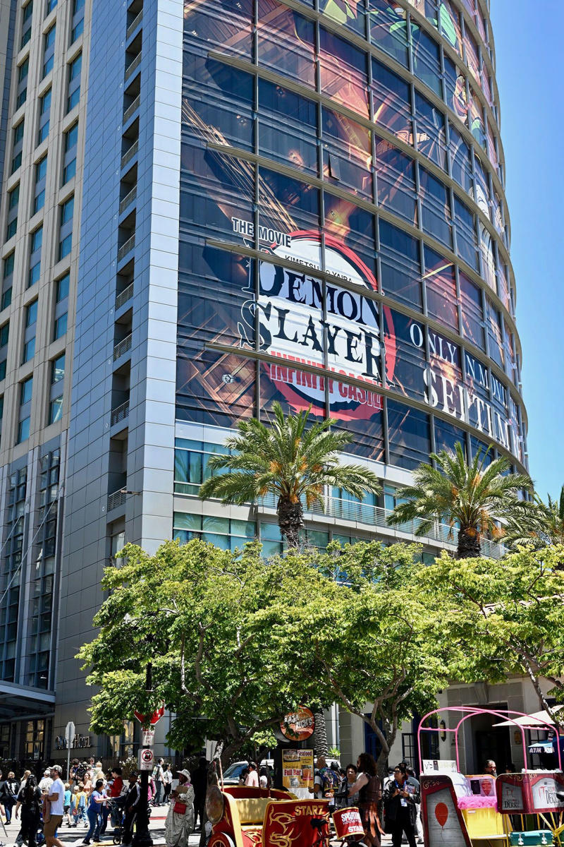 Heading out to be a fan at SDCC, Downtown looks like a comic book, Official, Finally inside, Been seeing some really cool costumes, M3GAN is everywhere, Reunion!, Stopped by Weta Workshop, Coraline is a fan, When you find your people