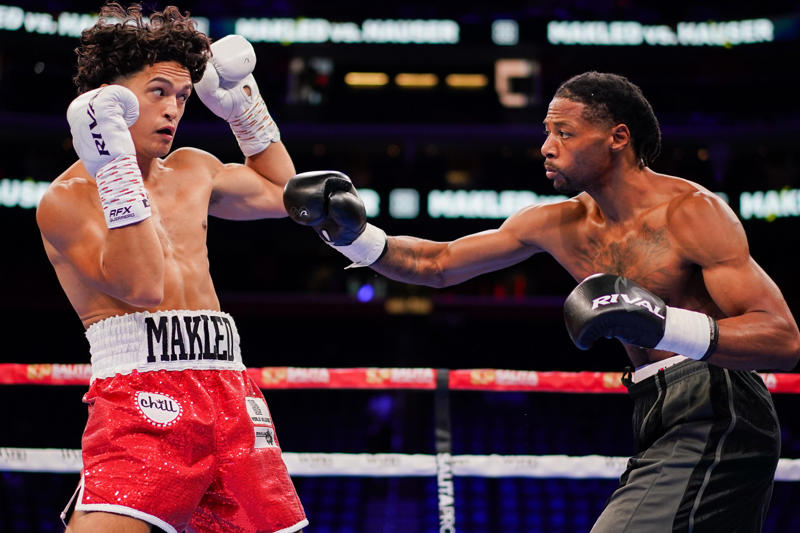Broadcast card: Pryce Taylor defeats Robert Simms, Broadcast card: Caroline Veyre defeats Licia Boudersa, claims WBC Silver Featherweight title, Undercard: Ryan Wilczak-Leon Lawson III fight postponed, Undercard: Da'Velle Smith defeats Martez McGregor , Undercard: Cameran Pankey defeats Dominique Griffin , Undercard: Kahmel Makled, Jaquan McElroy win bouts , Undercard: Sardius Simmons downs Demetrius Banks by decision, Claressa Shields fight today start time, What apps have DAZN?, Fights tonight ahead of Claressa Shields vs Lani Daniels