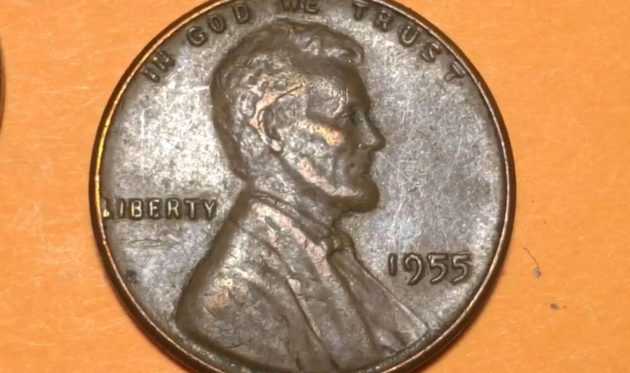 1955 Double Die Penny (USA) You Could Make Bank With These Rare Coins, 1995 Double Die Lincoln Cent (USA), 1998, 1999, 2000 Wide AM Cents (USA), 2002 No “In God We Trust” Pledge Penny (USA), 2007 Presidential Dollar with Missing Edge Lettering (USA), 1999 Wide AM Penny (USA), 2005 “Speared Bison” Nickel (USA), 2004 Wisconsin Extra Leaf Quarter (USA), 1983 Double Die Reverse Penny (USA), Canadian 2000 “P” Mule Quarter (Canada), 1972 Double Die Obverse Lincoln Penny (USA), 1970-S Small Date Lincoln Penny (USA), 1992 Close AM Lincoln Cent (USA), 1982-D Small Date Copper Penny (USA), 1955 Double Die Penny (USA), 1965 Silver Roosevelt Dime (USA), 1969-S Double Die Obverse Penny (USA), 2000 Sacagawea Dollar with Washington Quarter Mule (USA), 1943 Bronze Lincoln Penny (USA)
