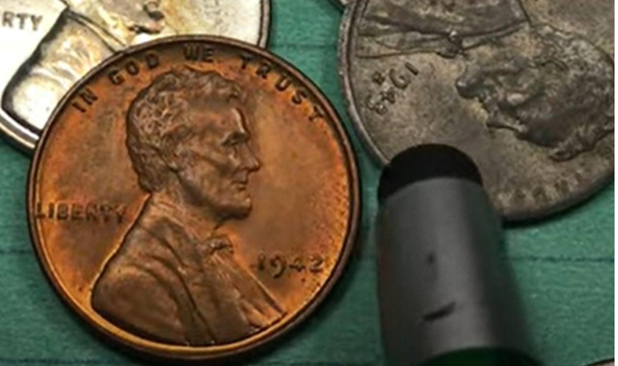 1943 Bronze Lincoln Penny (USA) You Could Make Bank With These Rare Coins, 1995 Double Die Lincoln Cent (USA), 1998, 1999, 2000 Wide AM Cents (USA), 2002 No “In God We Trust” Pledge Penny (USA), 2007 Presidential Dollar with Missing Edge Lettering (USA), 1999 Wide AM Penny (USA), 2005 “Speared Bison” Nickel (USA), 2004 Wisconsin Extra Leaf Quarter (USA), 1983 Double Die Reverse Penny (USA), Canadian 2000 “P” Mule Quarter (Canada), 1972 Double Die Obverse Lincoln Penny (USA), 1970-S Small Date Lincoln Penny (USA), 1992 Close AM Lincoln Cent (USA), 1982-D Small Date Copper Penny (USA), 1955 Double Die Penny (USA), 1965 Silver Roosevelt Dime (USA), 1969-S Double Die Obverse Penny (USA), 2000 Sacagawea Dollar with Washington Quarter Mule (USA), 1943 Bronze Lincoln Penny (USA)