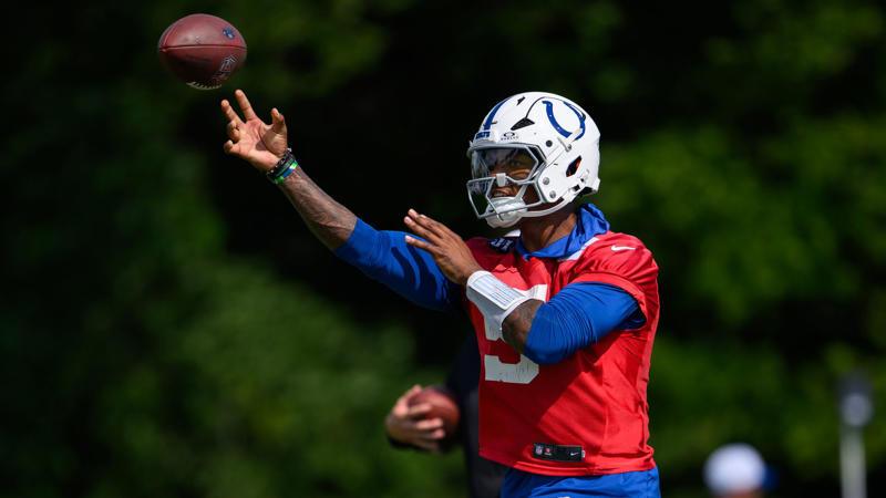 AD Mitchell’s Early Camp Struggles with Drops Only Continues , Former QB Shane Steichen Throws Pick Six to Cam Bynum! , Rookie Tyler Warren Shines Again with Anthony Richardson , Rookie QB Riley Leonard Looks Good in Red Zone , QB Anthony Richardson Rotates to Begin with Starters , Big Cornerback Addition Charvarius Ward Has an Interception! , CB JuJu Brents Making Most of Opportunity Again, Handful of Colts Veterans Continue to Sit Out Early Practices