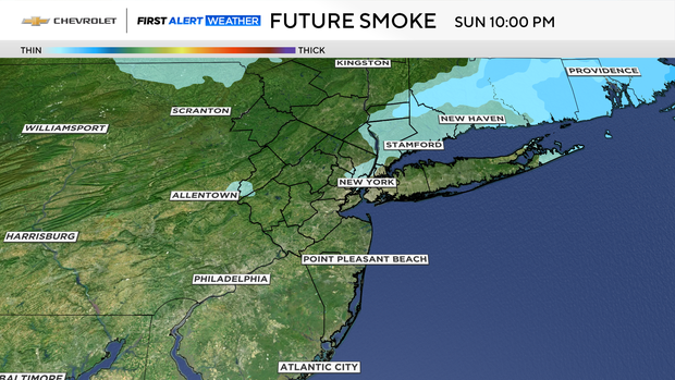Thunderstorm threat returns Sunday, How much rain will the Tri-State Area get Sunday?, Second heatwave of 2025 expected to begin Monday, First Alert Weather maps