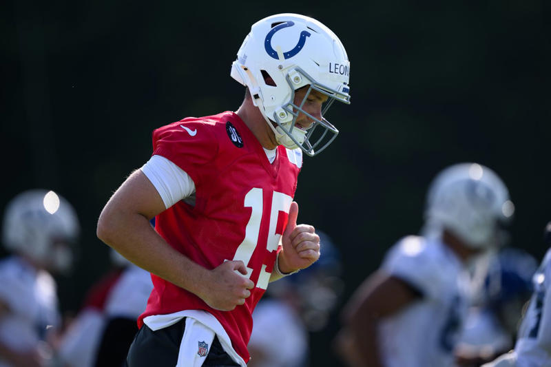 AD Mitchell’s Early Camp Struggles with Drops Only Continues , Former QB Shane Steichen Throws Pick Six to Cam Bynum! , Rookie Tyler Warren Shines Again with Anthony Richardson , Rookie QB Riley Leonard Looks Good in Red Zone , QB Anthony Richardson Rotates to Begin with Starters , Big Cornerback Addition Charvarius Ward Has an Interception! , CB JuJu Brents Making Most of Opportunity Again, Handful of Colts Veterans Continue to Sit Out Early Practices 