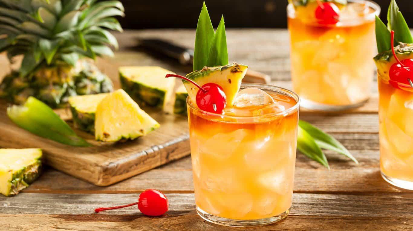 Alabama: Yellowhammer, Alaska: Duck Fart Shot, Arizona: Tequila Sunrise, Arkansas: Arkansas Razorback, California: Cabernet Sauvignon, Colorado: Coors Beer, Connecticut: Moscow Mule, Delaware: Dogfish Head IPA, Florida: Orange Juice, Georgia: Coca-Cola, Hawaii: Mai Tai, Idaho: Whiskey Sour, Illinois: Irish Whiskey, Indiana: Water, Iowa: Tom Collins, Kansas: Horsefeather, Kentucky: Mint Julep, Louisiana: Hurricane, Maine: Moxie, Maryland: Orange Crush (Cocktail), Massachusetts: Cranberry Juice, Michigan: Vernor's Ginger Ale, Minnesota: Bootleg, Mississippi: Milk Punch, Missouri: Fitz's Root Beer, Montana: Boilermaker, Nebraska: Red Beer, Nevada: Picon Punch, New Hampshire: Apple Cider, New Jersey: Jack Rose, New Mexico: Margarita, New York: The Manhattan, North Carolina: Cheerwine, North Dakota: North Dakota Special, Ohio: Bloody Mary, Oklahoma: Lunchbox, Oregon: Pinot Noir, Pennsylvania: Yuengling Beer, Rhode Island: Coffee Milk, South Carolina: Sweet Tea, South Dakota: Milk, Tennessee: Jack Daniel's, Texas: Lone Star Beer, Utah: Jell-O Shots, Vermont: Old Vermont, Virginia: George Washington's Rye Whiskey, Washington: Coffee, West Virginia: Moonshine, Wisconsin: Brandy, Wyoming: Fireball Whisky
