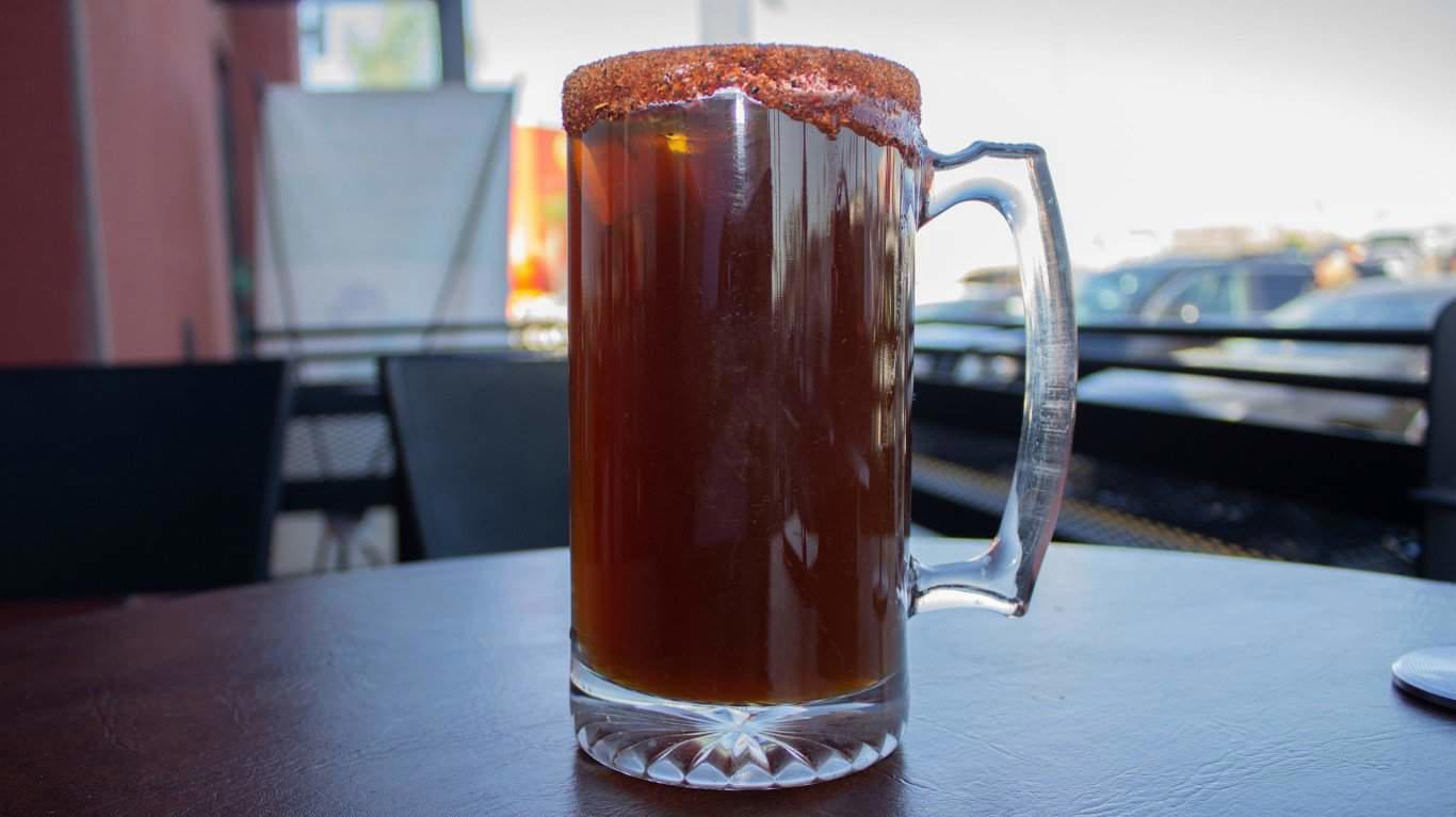 Alabama: Yellowhammer, Alaska: Duck Fart Shot, Arizona: Tequila Sunrise, Arkansas: Arkansas Razorback, California: Cabernet Sauvignon, Colorado: Coors Beer, Connecticut: Moscow Mule, Delaware: Dogfish Head IPA, Florida: Orange Juice, Georgia: Coca-Cola, Hawaii: Mai Tai, Idaho: Whiskey Sour, Illinois: Irish Whiskey, Indiana: Water, Iowa: Tom Collins, Kansas: Horsefeather, Kentucky: Mint Julep, Louisiana: Hurricane, Maine: Moxie, Maryland: Orange Crush (Cocktail), Massachusetts: Cranberry Juice, Michigan: Vernor's Ginger Ale, Minnesota: Bootleg, Mississippi: Milk Punch, Missouri: Fitz's Root Beer, Montana: Boilermaker, Nebraska: Red Beer, Nevada: Picon Punch, New Hampshire: Apple Cider, New Jersey: Jack Rose, New Mexico: Margarita, New York: The Manhattan, North Carolina: Cheerwine, North Dakota: North Dakota Special, Ohio: Bloody Mary, Oklahoma: Lunchbox, Oregon: Pinot Noir, Pennsylvania: Yuengling Beer, Rhode Island: Coffee Milk, South Carolina: Sweet Tea, South Dakota: Milk, Tennessee: Jack Daniel's, Texas: Lone Star Beer, Utah: Jell-O Shots, Vermont: Old Vermont, Virginia: George Washington's Rye Whiskey, Washington: Coffee, West Virginia: Moonshine, Wisconsin: Brandy, Wyoming: Fireball Whisky