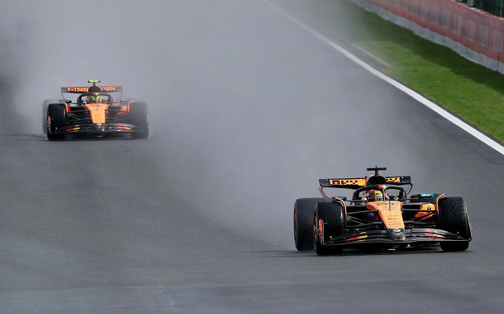 F1 BELGIAN GRAND PRIX - LATEST UPDATES, Constructors' standings after Belgian Grand Prix, Drivers' standings after Belgian Grand Prix, Piastri discusses race-winning moment, McLaren explain Norris problems, Belgian Grand Prix results, Race report: Norris suffers blow in title race, Race report: Norris suffers blow in title race, Race report: Torrential rain almost wipes out race, Race report: Norris suffers blow in title race, Race report: Norris suffers blow in title race, Hamilton wins driver of the day, Piastri extends championship lead, Piastri's winning moment, Oscar Piastri wins the Belgian Grand Prix!, Piastri closing in on victory (43/44), Norris slowed down by backmarkers (42/44), Norris running out of laps (40/44), Top 10 (38/44), Norris locks up (35/44), Norris sets new fastest lap (32/44), Battle for 11th heating up! (30/44), Norris loses time (27/44), Podium fight is close (26/44), McLaren pulling away (24/44), Piastri doubting tyres too (22/44), Russell doubting the one-stop strategy (21/44), McLaren in it for the long run (19/44), Norris gaining time (17/44), Hamilton going well (16/44), Norris loses time on leader (15/44), Norris pits and moves onto medium (14/44), Piastri pits and moves onto medium (13/44), Hamilton onto medium tyres (12/44), Piastri opening up a gap (11/44), Top places staying the same for now (10/44), Hamilton into 15th (8/44), Piastri struggling with battery issue? (7/44), Piastri out of DRS range (6/44), Piastri overtakes Norris on first lap (5/44), Belgian GP LIVE - Green flag!, Belgian GP LIVE, Belgian GP LIVE, Belgian GP LIVE, Belgian GP LIVE, Belgian GP LIVE, Belgian GP LIVE, Belgian GP LIVE, FIA UPDATE, Brown: 'They clearly smell that both of them have a chance', Race underway at 3.20pm, FIA UPDATE, Sun in Spa!, Medical car zooming around the track, Rosberg speaks on relationship with Hamilton, FIA target start soon, Starting grid, Belgian GP start suspended, Belgian GP start suspended, FIA UPDATE, FIA announce rule change, Belgian GP start suspended, Belgian GP start suspended, Belgian GP start suspended, Belgian GP start suspended, Forecast not promising, 2021 Belgian GP, Record attendance at Spa, Belgian GP start suspended, Belgian GP start suspended, Belgian GP start suspended, Start delayed, Start delayed, Formation lap underway, Belgian GP start, Formation lap to begin behind safety car, Race could be delayed, Weather to play a part in Spa?, What is the starting grid?, F1 BELGIAN GRAND PRIX, 2024 at Spa, F1 Driver Standings, Sainz relegated to pit lane, The scene at Spa, Mercedes boss Toto Wolff on the race:, Alex Albon, who qualified P5:, Charles Leclerc, after qualifying P3:, Lando Norris after securing pole position:, F1 driver standings, NEW: Lewis Hamilton will start from the pit-lane, Laurent Mekies makes Christian Horner admission in first Red Bull press conference, A reminder of the starting grid today:, Oscar Piastri after qualifying P2: