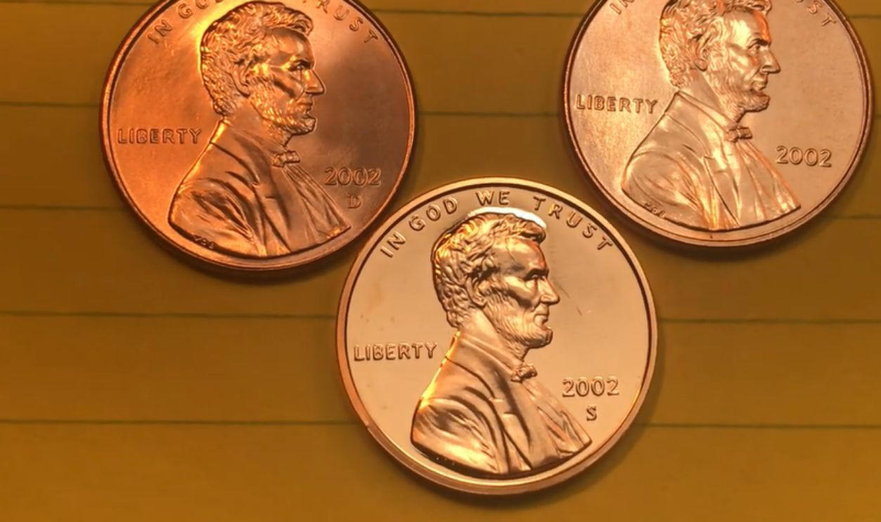 2002 No “In God We Trust” Pledge Penny (USA) You Could Make Bank With These Rare Coins, 1995 Double Die Lincoln Cent (USA), 1998, 1999, 2000 Wide AM Cents (USA), 2002 No “In God We Trust” Pledge Penny (USA), 2007 Presidential Dollar with Missing Edge Lettering (USA), 1999 Wide AM Penny (USA), 2005 “Speared Bison” Nickel (USA), 2004 Wisconsin Extra Leaf Quarter (USA), 1983 Double Die Reverse Penny (USA), Canadian 2000 “P” Mule Quarter (Canada), 1972 Double Die Obverse Lincoln Penny (USA), 1970-S Small Date Lincoln Penny (USA), 1992 Close AM Lincoln Cent (USA), 1982-D Small Date Copper Penny (USA), 1955 Double Die Penny (USA), 1965 Silver Roosevelt Dime (USA), 1969-S Double Die Obverse Penny (USA), 2000 Sacagawea Dollar with Washington Quarter Mule (USA), 1943 Bronze Lincoln Penny (USA)