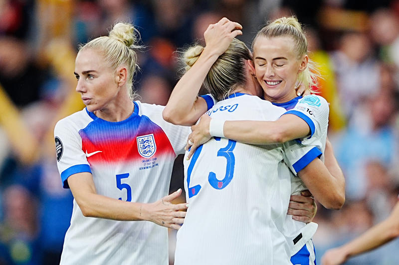 Key points: England v Spain Euro 2025 final, Kelly: 'Representing England is never a given', Kelly: 'Thank you to everyone who wrote me off', Kelly hails 'incredible woman' Wiegman, Brown-Finnis hails Hampton saves, White 'so proud' of England team, ‘I don’t miss penalties twice’: Chloe Kelly’s ice-cold confidence, How much do England women’s players get paid?, Jubilant Princess Charlotte celebrates Lionesses Euro 2025 win with her father Prince William, Sarina Wiegman details how England claimed glory at ‘chaotic and ridiculous’ Euro 2025, England hero Lucy Bronze reveals she played entire Euro 2025 with fractured tibia, Ex-captain Houghton pinpoints England mentality, Ex-captain Houghton pinpoints England mentality, Spanish royal house makes statement, Spanish prime minister Pedro Sanchez, Prime Minister hails England's 'history makers', King Charles congratulates England, Wiegman: Euro triumph was chaos, Wiegman hails England's spirit, Bronze: We never stopped believing, Bronze: I played through the pain, We deserved more, says Spain coach Tome, We deserved more, says Spain coach Tome, Next up!, Will England have a trophy parade after winning Euro 2025?, Bronze: "We got the job done", Bronze says she played with a broken tibia, Leah Williamson: 'What an honour', ENGLAND WIN EURO 2025!, Agyemang reacts, Wiegman reacts, ENGLAND WIN EURO 2025!, ENGLAND WIN EURO 2025!, Carney: Hampton 'arguably player of the tournament', Agyemang wins young player of the tournament!, Michelle Agyemang named Young Player of the Tournament!, Hampton: 'We're the team that never gives up in this tournament', Kelly reacts, England players celebrate with Jill Scott, Spanish players in disbelief, ENGLAND WIN EURO 2025!, ENGLAND WIN EURO 2025!, ENGLAND WIN EURO 2025!, PENS: England 3-1 Spain - ENGLAND WIN EURO 2025!, PENS: England 3-1 Spain - ENGLAND WIN EURO 2025!, PENS: England 2-1 Spain - Paralluelo misses!, PENS: England 2-1 Spain - Williamson misses!, PENS: England 2-1 Spain - Bonmati misses!, PENS: England 2-1 Spain - Charles scores!, Cruel double-touch from Mead, Cruel double-touch from Mead, PENS: England 1-1 Spain - Caldentey misses!, PENS: England 1-1 Spain - Greenwood scores!, PENS: England 0-1 Spain - Guijarro scores!, PENS: England 0-0 Spain - Mead misses!, PENS: England 0-0 Spain, England head to penalties in Euro 2025 final, FULL-TIME! England 1-1 Spain, FULL-TIME! England 1-1 Spain, FULL-TIME! England 1-1 Spain, England 1-1 Spain, England 1-1 Spain, England 1-1 Spain, England 1-1 Spain, England 1-1 Spain, England 1-1 Spain, England 1-1 Spain, KICK-OFF! England 1-1 Spain, HALF-TIME! England 1-1 Spain, England 1-1 Spain, England 1-1 Spain, England 1-1 Spain, KICK-OFF! England 1-1 Spain, FULL-TIME! England 1-1 Spain, EXTRA TIME! England 1-1 Spain, England 1-1 Spain, England 1-1 Spain, England 1-1 Spain, England 1-1 Spain, England 1-1 Spain, England 1-1 Spain, England 1-1 Spain, Chloe Kelly makes the difference for England once again, England 1-1 Spain, England 1-1 Spain, England 1-1 Spain, GOAL! England 1-1 Spain, GOAL! England 1-1 Spain, Lauren James limps out of Euro 2025 final in major England blow, HALF-TIME! England 0-1 Spain, England 0-1 Spain, England need composure after early setback against Spain, GOAL! England 0-1 Spain, GOAL! England 0-1 Spain, England 0-0 Spain