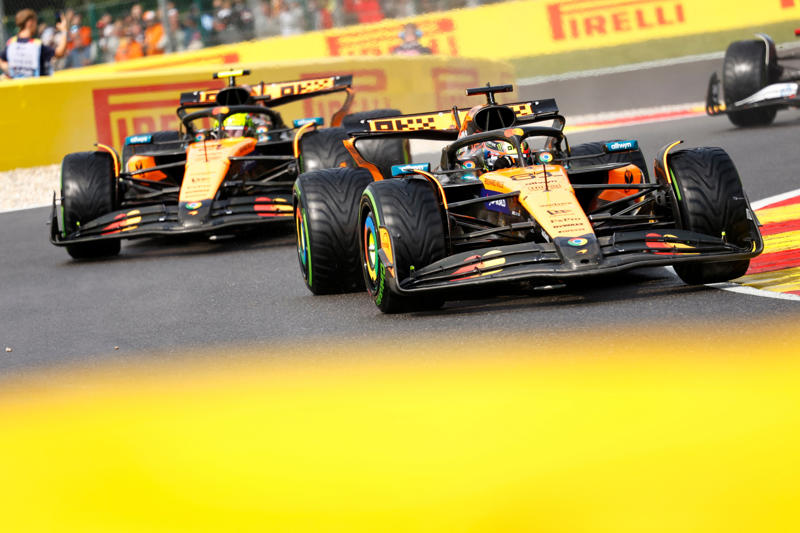 F1 BELGIAN GRAND PRIX - LATEST UPDATES, Constructors' standings after Belgian Grand Prix, Drivers' standings after Belgian Grand Prix, Piastri discusses race-winning moment, McLaren explain Norris problems, Belgian Grand Prix results, Race report: Norris suffers blow in title race, Race report: Norris suffers blow in title race, Race report: Torrential rain almost wipes out race, Race report: Norris suffers blow in title race, Race report: Norris suffers blow in title race, Hamilton wins driver of the day, Piastri extends championship lead, Piastri's winning moment, Oscar Piastri wins the Belgian Grand Prix!, Piastri closing in on victory (43/44), Norris slowed down by backmarkers (42/44), Norris running out of laps (40/44), Top 10 (38/44), Norris locks up (35/44), Norris sets new fastest lap (32/44), Battle for 11th heating up! (30/44), Norris loses time (27/44), Podium fight is close (26/44), McLaren pulling away (24/44), Piastri doubting tyres too (22/44), Russell doubting the one-stop strategy (21/44), McLaren in it for the long run (19/44), Norris gaining time (17/44), Hamilton going well (16/44), Norris loses time on leader (15/44), Norris pits and moves onto medium (14/44), Piastri pits and moves onto medium (13/44), Hamilton onto medium tyres (12/44), Piastri opening up a gap (11/44), Top places staying the same for now (10/44), Hamilton into 15th (8/44), Piastri struggling with battery issue? (7/44), Piastri out of DRS range (6/44), Piastri overtakes Norris on first lap (5/44), Belgian GP LIVE - Green flag!, Belgian GP LIVE, Belgian GP LIVE, Belgian GP LIVE, Belgian GP LIVE, Belgian GP LIVE, Belgian GP LIVE, Belgian GP LIVE, FIA UPDATE, Brown: 'They clearly smell that both of them have a chance', Race underway at 3.20pm, FIA UPDATE, Sun in Spa!, Medical car zooming around the track, Rosberg speaks on relationship with Hamilton, FIA target start soon, Starting grid, Belgian GP start suspended, Belgian GP start suspended, FIA UPDATE, FIA announce rule change, Belgian GP start suspended, Belgian GP start suspended, Belgian GP start suspended, Belgian GP start suspended, Forecast not promising, 2021 Belgian GP, Record attendance at Spa, Belgian GP start suspended, Belgian GP start suspended, Belgian GP start suspended, Start delayed, Start delayed, Formation lap underway, Belgian GP start, Formation lap to begin behind safety car, Race could be delayed, Weather to play a part in Spa?, What is the starting grid?, F1 BELGIAN GRAND PRIX, 2024 at Spa, F1 Driver Standings, Sainz relegated to pit lane, The scene at Spa, Mercedes boss Toto Wolff on the race:, Alex Albon, who qualified P5:, Charles Leclerc, after qualifying P3:, Lando Norris after securing pole position:, F1 driver standings, NEW: Lewis Hamilton will start from the pit-lane, Laurent Mekies makes Christian Horner admission in first Red Bull press conference, A reminder of the starting grid today:, Oscar Piastri after qualifying P2: