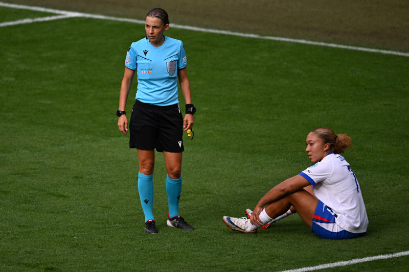 Key points: England v Spain Euro 2025 final, Kelly: 'Representing England is never a given', Kelly: 'Thank you to everyone who wrote me off', Kelly hails 'incredible woman' Wiegman, Brown-Finnis hails Hampton saves, White 'so proud' of England team, ‘I don’t miss penalties twice’: Chloe Kelly’s ice-cold confidence, How much do England women’s players get paid?, Jubilant Princess Charlotte celebrates Lionesses Euro 2025 win with her father Prince William, Sarina Wiegman details how England claimed glory at ‘chaotic and ridiculous’ Euro 2025, England hero Lucy Bronze reveals she played entire Euro 2025 with fractured tibia, Ex-captain Houghton pinpoints England mentality, Ex-captain Houghton pinpoints England mentality, Spanish royal house makes statement, Spanish prime minister Pedro Sanchez, Prime Minister hails England's 'history makers', King Charles congratulates England, Wiegman: Euro triumph was chaos, Wiegman hails England's spirit, Bronze: We never stopped believing, Bronze: I played through the pain, We deserved more, says Spain coach Tome, We deserved more, says Spain coach Tome, Next up!, Will England have a trophy parade after winning Euro 2025?, Bronze: "We got the job done", Bronze says she played with a broken tibia, Leah Williamson: 'What an honour', ENGLAND WIN EURO 2025!, Agyemang reacts, Wiegman reacts, ENGLAND WIN EURO 2025!, ENGLAND WIN EURO 2025!, Carney: Hampton 'arguably player of the tournament', Agyemang wins young player of the tournament!, Michelle Agyemang named Young Player of the Tournament!, Hampton: 'We're the team that never gives up in this tournament', Kelly reacts, England players celebrate with Jill Scott, Spanish players in disbelief, ENGLAND WIN EURO 2025!, ENGLAND WIN EURO 2025!, ENGLAND WIN EURO 2025!, PENS: England 3-1 Spain - ENGLAND WIN EURO 2025!, PENS: England 3-1 Spain - ENGLAND WIN EURO 2025!, PENS: England 2-1 Spain - Paralluelo misses!, PENS: England 2-1 Spain - Williamson misses!, PENS: England 2-1 Spain - Bonmati misses!, PENS: England 2-1 Spain - Charles scores!, Cruel double-touch from Mead, Cruel double-touch from Mead, PENS: England 1-1 Spain - Caldentey misses!, PENS: England 1-1 Spain - Greenwood scores!, PENS: England 0-1 Spain - Guijarro scores!, PENS: England 0-0 Spain - Mead misses!, PENS: England 0-0 Spain, England head to penalties in Euro 2025 final, FULL-TIME! England 1-1 Spain, FULL-TIME! England 1-1 Spain, FULL-TIME! England 1-1 Spain, England 1-1 Spain, England 1-1 Spain, England 1-1 Spain, England 1-1 Spain, England 1-1 Spain, England 1-1 Spain, England 1-1 Spain, KICK-OFF! England 1-1 Spain, HALF-TIME! England 1-1 Spain, England 1-1 Spain, England 1-1 Spain, England 1-1 Spain, KICK-OFF! England 1-1 Spain, FULL-TIME! England 1-1 Spain, EXTRA TIME! England 1-1 Spain, England 1-1 Spain, England 1-1 Spain, England 1-1 Spain, England 1-1 Spain, England 1-1 Spain, England 1-1 Spain, England 1-1 Spain, Chloe Kelly makes the difference for England once again, England 1-1 Spain, England 1-1 Spain, England 1-1 Spain, GOAL! England 1-1 Spain, GOAL! England 1-1 Spain, Lauren James limps out of Euro 2025 final in major England blow, HALF-TIME! England 0-1 Spain, England 0-1 Spain, England need composure after early setback against Spain, GOAL! England 0-1 Spain, GOAL! England 0-1 Spain, England 0-0 Spain