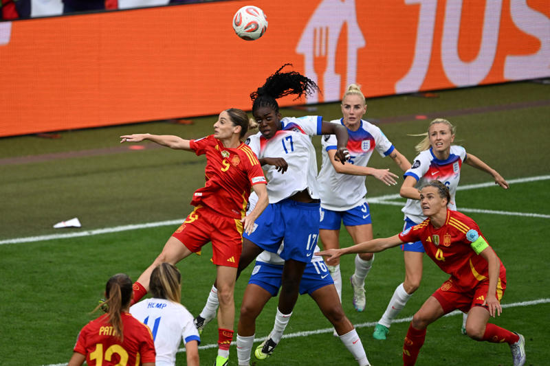 Key points: England v Spain Euro 2025 final, Kelly: 'Representing England is never a given', Kelly: 'Thank you to everyone who wrote me off', Kelly hails 'incredible woman' Wiegman, Brown-Finnis hails Hampton saves, White 'so proud' of England team, ‘I don’t miss penalties twice’: Chloe Kelly’s ice-cold confidence, How much do England women’s players get paid?, Jubilant Princess Charlotte celebrates Lionesses Euro 2025 win with her father Prince William, Sarina Wiegman details how England claimed glory at ‘chaotic and ridiculous’ Euro 2025, England hero Lucy Bronze reveals she played entire Euro 2025 with fractured tibia, Ex-captain Houghton pinpoints England mentality, Ex-captain Houghton pinpoints England mentality, Spanish royal house makes statement, Spanish prime minister Pedro Sanchez, Prime Minister hails England's 'history makers', King Charles congratulates England, Wiegman: Euro triumph was chaos, Wiegman hails England's spirit, Bronze: We never stopped believing, Bronze: I played through the pain, We deserved more, says Spain coach Tome, We deserved more, says Spain coach Tome, Next up!, Will England have a trophy parade after winning Euro 2025?, Bronze: "We got the job done", Bronze says she played with a broken tibia, Leah Williamson: 'What an honour', ENGLAND WIN EURO 2025!, Agyemang reacts, Wiegman reacts, ENGLAND WIN EURO 2025!, ENGLAND WIN EURO 2025!, Carney: Hampton 'arguably player of the tournament', Agyemang wins young player of the tournament!, Michelle Agyemang named Young Player of the Tournament!, Hampton: 'We're the team that never gives up in this tournament', Kelly reacts, England players celebrate with Jill Scott, Spanish players in disbelief, ENGLAND WIN EURO 2025!, ENGLAND WIN EURO 2025!, ENGLAND WIN EURO 2025!, PENS: England 3-1 Spain - ENGLAND WIN EURO 2025!, PENS: England 3-1 Spain - ENGLAND WIN EURO 2025!, PENS: England 2-1 Spain - Paralluelo misses!, PENS: England 2-1 Spain - Williamson misses!, PENS: England 2-1 Spain - Bonmati misses!, PENS: England 2-1 Spain - Charles scores!, Cruel double-touch from Mead, Cruel double-touch from Mead, PENS: England 1-1 Spain - Caldentey misses!, PENS: England 1-1 Spain - Greenwood scores!, PENS: England 0-1 Spain - Guijarro scores!, PENS: England 0-0 Spain - Mead misses!, PENS: England 0-0 Spain, England head to penalties in Euro 2025 final, FULL-TIME! England 1-1 Spain, FULL-TIME! England 1-1 Spain, FULL-TIME! England 1-1 Spain, England 1-1 Spain, England 1-1 Spain, England 1-1 Spain, England 1-1 Spain, England 1-1 Spain, England 1-1 Spain, England 1-1 Spain, KICK-OFF! England 1-1 Spain, HALF-TIME! England 1-1 Spain, England 1-1 Spain, England 1-1 Spain, England 1-1 Spain, KICK-OFF! England 1-1 Spain, FULL-TIME! England 1-1 Spain, EXTRA TIME! England 1-1 Spain, England 1-1 Spain, England 1-1 Spain, England 1-1 Spain, England 1-1 Spain, England 1-1 Spain, England 1-1 Spain, England 1-1 Spain, Chloe Kelly makes the difference for England once again, England 1-1 Spain, England 1-1 Spain, England 1-1 Spain, GOAL! England 1-1 Spain, GOAL! England 1-1 Spain, Lauren James limps out of Euro 2025 final in major England blow, HALF-TIME! England 0-1 Spain, England 0-1 Spain, England need composure after early setback against Spain, GOAL! England 0-1 Spain, GOAL! England 0-1 Spain, England 0-0 Spain