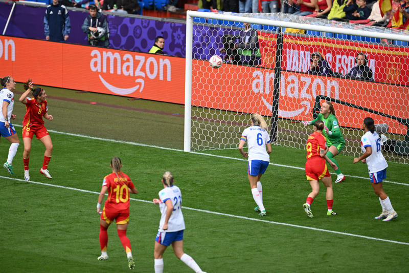 Key points: England v Spain Euro 2025 final, Kelly: 'Representing England is never a given', Kelly: 'Thank you to everyone who wrote me off', Kelly hails 'incredible woman' Wiegman, Brown-Finnis hails Hampton saves, White 'so proud' of England team, ‘I don’t miss penalties twice’: Chloe Kelly’s ice-cold confidence, How much do England women’s players get paid?, Jubilant Princess Charlotte celebrates Lionesses Euro 2025 win with her father Prince William, Sarina Wiegman details how England claimed glory at ‘chaotic and ridiculous’ Euro 2025, England hero Lucy Bronze reveals she played entire Euro 2025 with fractured tibia, Ex-captain Houghton pinpoints England mentality, Ex-captain Houghton pinpoints England mentality, Spanish royal house makes statement, Spanish prime minister Pedro Sanchez, Prime Minister hails England's 'history makers', King Charles congratulates England, Wiegman: Euro triumph was chaos, Wiegman hails England's spirit, Bronze: We never stopped believing, Bronze: I played through the pain, We deserved more, says Spain coach Tome, We deserved more, says Spain coach Tome, Next up!, Will England have a trophy parade after winning Euro 2025?, Bronze: "We got the job done", Bronze says she played with a broken tibia, Leah Williamson: 'What an honour', ENGLAND WIN EURO 2025!, Agyemang reacts, Wiegman reacts, ENGLAND WIN EURO 2025!, ENGLAND WIN EURO 2025!, Carney: Hampton 'arguably player of the tournament', Agyemang wins young player of the tournament!, Michelle Agyemang named Young Player of the Tournament!, Hampton: 'We're the team that never gives up in this tournament', Kelly reacts, England players celebrate with Jill Scott, Spanish players in disbelief, ENGLAND WIN EURO 2025!, ENGLAND WIN EURO 2025!, ENGLAND WIN EURO 2025!, PENS: England 3-1 Spain - ENGLAND WIN EURO 2025!, PENS: England 3-1 Spain - ENGLAND WIN EURO 2025!, PENS: England 2-1 Spain - Paralluelo misses!, PENS: England 2-1 Spain - Williamson misses!, PENS: England 2-1 Spain - Bonmati misses!, PENS: England 2-1 Spain - Charles scores!, Cruel double-touch from Mead, Cruel double-touch from Mead, PENS: England 1-1 Spain - Caldentey misses!, PENS: England 1-1 Spain - Greenwood scores!, PENS: England 0-1 Spain - Guijarro scores!, PENS: England 0-0 Spain - Mead misses!, PENS: England 0-0 Spain, England head to penalties in Euro 2025 final, FULL-TIME! England 1-1 Spain, FULL-TIME! England 1-1 Spain, FULL-TIME! England 1-1 Spain, England 1-1 Spain, England 1-1 Spain, England 1-1 Spain, England 1-1 Spain, England 1-1 Spain, England 1-1 Spain, England 1-1 Spain, KICK-OFF! England 1-1 Spain, HALF-TIME! England 1-1 Spain, England 1-1 Spain, England 1-1 Spain, England 1-1 Spain, KICK-OFF! England 1-1 Spain, FULL-TIME! England 1-1 Spain, EXTRA TIME! England 1-1 Spain, England 1-1 Spain, England 1-1 Spain, England 1-1 Spain, England 1-1 Spain, England 1-1 Spain, England 1-1 Spain, England 1-1 Spain, Chloe Kelly makes the difference for England once again, England 1-1 Spain, England 1-1 Spain, England 1-1 Spain, GOAL! England 1-1 Spain, GOAL! England 1-1 Spain, Lauren James limps out of Euro 2025 final in major England blow, HALF-TIME! England 0-1 Spain, England 0-1 Spain, England need composure after early setback against Spain, GOAL! England 0-1 Spain, GOAL! England 0-1 Spain, England 0-0 Spain