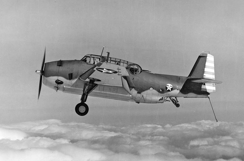 5. Chance Vought F4U Corsair 10: Martin PBM Mariner, 9: Lockheed PV-1 Ventura, 8. Curtiss SB2C Helldiver, 7: Consolidated PB4Y-2 Privateer, 6: Grumman F6F Hellcat, 5. Chance Vought F4U Corsair, 4: Grumman TBF Avenger, 3: Grumman F4F Wildcat, 2: Consolidated PBY Catalina, 1: Douglas SBD Dauntless