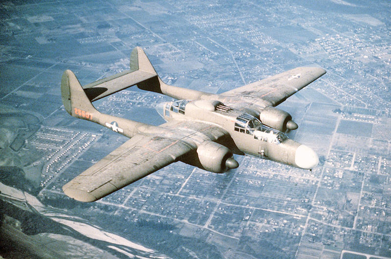 10: Westland Whirlwind, 9: Nakajima J1N1-S Gekko, 8: Northrop P-61 Black Widow, 7: Heinkel He 219 'Uhu', 6: Kawasaki Ki 45 Toryu, 5: Messerschmitt Bf 110, 4: Bristol Beaufighter, 3: Junkers Ju 88, 2: Lockheed P-38 Lightning, 1: De Havilland DH 98 Mosquito