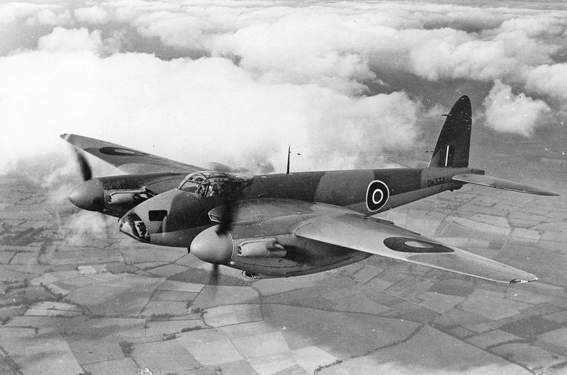 10: Westland Whirlwind, 9: Nakajima J1N1-S Gekko, 8: Northrop P-61 Black Widow, 7: Heinkel He 219 'Uhu', 6: Kawasaki Ki 45 Toryu, 5: Messerschmitt Bf 110, 4: Bristol Beaufighter, 3: Junkers Ju 88, 2: Lockheed P-38 Lightning, 1: De Havilland DH 98 Mosquito