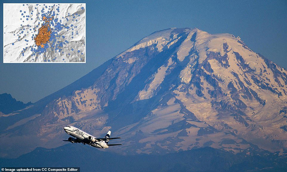 Largest earthquake swarm ever recorded at Mount Rainier