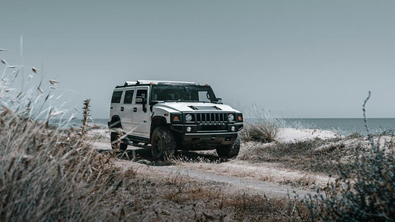 2. Hummer H1 1. Jeep Grand Cherokee, 2. Nissan Xterra, 3. Suzuki Samurai, 4. Jeep Wrangler YJ, 5. Subaru Forester, 6. Toyota Tacoma, 7. Toyota 4Runner, 8. Isuzu Trooper, 9. Subaru Crosstrek Wilderness, 10. Jeep Gladiator, 1. Mercedes-Benz G-Wagon, 2. Hummer H1, 3. Rivian R1S, 4. Toyota Land Cruiser, 5. Dodge Durango SRT Hellcat, 6. Jeep Grand Wagoneer, 7. Land Rover Range Rover Sport, 8. Nissan Titan Pro-4X, 9. BMW X5, 10. Porsche Cayenne