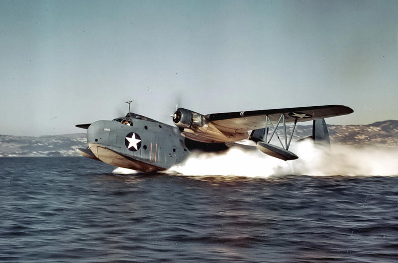 10: Martin PBM Mariner 10: Martin PBM Mariner, 9: Lockheed PV-1 Ventura, 8. Curtiss SB2C Helldiver, 7: Consolidated PB4Y-2 Privateer, 6: Grumman F6F Hellcat, 5. Chance Vought F4U Corsair, 4: Grumman TBF Avenger, 3: Grumman F4F Wildcat, 2: Consolidated PBY Catalina, 1: Douglas SBD Dauntless