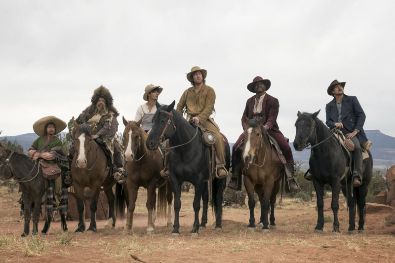 The Ridiculous 6 (2015) - Netflix Río Lobo (1970) - Prime Video, The Power of the Dog (2021) - Netflix, Godless (2017) - Netflix, The Harder They Fall (2021) - Netflix, The Ridiculous 6 (2015) - Netflix, News of the World (2020) - Netflix, Westworld (2016) - Max, Deadwood (2004) - Max, The Last Outlaw (1993) - Max, Montana (1990) - Max, Blind Justice (1994) - Max, Bone Tomahawk (2015) - Prime Video, Justified (2010) - Prime Video, Hell or High Water (2016) - Prime Video