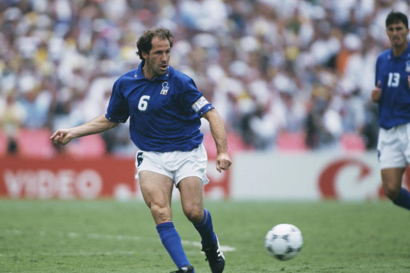 25. Bastian Schweinsteiger vs. Argentina (final, 2014), 23. Franco Baresi vs. Brazil (final, 1994), 22. Just Fontaine vs. West Germany (third-place play-off, 1958), 21. Oleg Salenko vs. Cameroon (group stage, 1994), 20. Eusebio vs. North Korea (quarter-final, 1966), 19. Lothar Matthäus vs. Yugoslavia (group stage, 1990), 18. Arjen Robben vs. Spain (group stage, 2014), 17. Eden Hazard vs. Brazil (quarter-final, 2018), 15. Lionel Messi vs. Croatia (semi-final, 2022), 14. Toni Turek vs. Hungary (final, 1954), 13. Kylian Mbappé vs. Argentina (round of 16, 2018), 12. Zinedine Zidane vs. Brazil (final, 1998), 11. Fabio Cannavaro vs. Germany (semi-final, 2006), 10. Tim Howard vs. Belgium (round of 16, 2014), 9. Paolo Rossi vs. Brazil (second group stage, 1982), 8. Bobby Moore vs. Brazil (group stage, 1970), 6. Toni Kroos vs. Brazil (semi-final, 2014), 5. Geoff Hurst vs. West Germany (final, 1966), 4. Diego Maradona vs. Belgium (semi-final, 1986), 3. Pelé vs. Sweden (final, 1958), 2. Zinedine Zidane vs. Brazil (quarter-final, 2006)