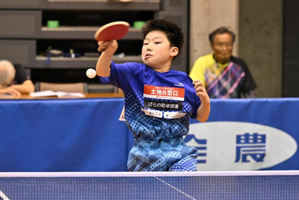 重田柊介 インタビュー, 今日の試合で辛かったところは, 決勝は相当疲れてるような感じに見えたが, 自分のプレーとしては今日良かったところは, 大会前は優勝を目標にしていたのか, 将来的に何か大きい夢みたいなのはありますか？, 試合が終わってお父さんが泣いていたが, 目標としている選手は, 優勝：重田柊介（岡谷ジュニア/長野）, 準優勝：仲本楓翔（関西卓球アカデミー/大阪）, 3位：芝原圭吾（crossA-A/福岡）, 3位：野々山瑛二郎（La.VIES/千葉）, ベスト8：小林俊晴（21クラブ/三重）, ベスト8：三宅直斗（ばらの町卓球場/広島）, ベスト8：柴田優星（STライトニング/富山）, ベスト8：鬼頭勇希（卓伸クラブ/愛知）