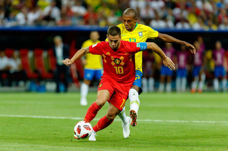 25. Bastian Schweinsteiger vs. Argentina (final, 2014), 23. Franco Baresi vs. Brazil (final, 1994), 22. Just Fontaine vs. West Germany (third-place play-off, 1958), 21. Oleg Salenko vs. Cameroon (group stage, 1994), 20. Eusebio vs. North Korea (quarter-final, 1966), 19. Lothar Matthäus vs. Yugoslavia (group stage, 1990), 18. Arjen Robben vs. Spain (group stage, 2014), 17. Eden Hazard vs. Brazil (quarter-final, 2018), 15. Lionel Messi vs. Croatia (semi-final, 2022), 14. Toni Turek vs. Hungary (final, 1954), 13. Kylian Mbappé vs. Argentina (round of 16, 2018), 12. Zinedine Zidane vs. Brazil (final, 1998), 11. Fabio Cannavaro vs. Germany (semi-final, 2006), 10. Tim Howard vs. Belgium (round of 16, 2014), 9. Paolo Rossi vs. Brazil (second group stage, 1982), 8. Bobby Moore vs. Brazil (group stage, 1970), 6. Toni Kroos vs. Brazil (semi-final, 2014), 5. Geoff Hurst vs. West Germany (final, 1966), 4. Diego Maradona vs. Belgium (semi-final, 1986), 3. Pelé vs. Sweden (final, 1958), 2. Zinedine Zidane vs. Brazil (quarter-final, 2006)
