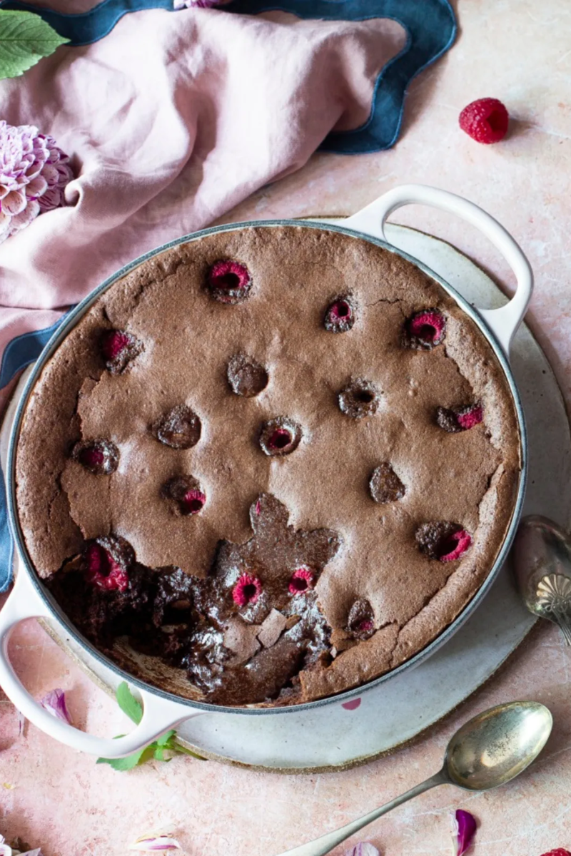 17 warming winter baking recipes to try this season, Maggie Beer’s beef meat pie with sour cream pastry , Pear sponge pudding with caramel sauce , Classic country chicken pie , Mandarin cake with mascarpone , Classic bacon and egg pie , Chocolate and raspberry pudding , Timpana: traditional Maltese pasta pie , Espresso choc date pudding , Wholemeal date scones , Scandi-style whole baked apples , Family-sized cheese and spinach pie , Cinnamon sponge cake , Apple and blackcurrant pie , Mini vegie pasties , Potato-topped chicken, leek and cheddar pie , Leek and gorgonzola tart , Rhubarb apple crumble