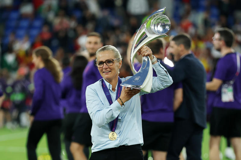 England win the Euros: Latest news and reaction , White 'so proud' of England team, King Charles congratulates England, 'It's staying home' says Williamson, Agyemang 'can't complain' after exceptional Euros, Sarina Wiegman's initial reaction, 'Another bit of legacy for the Lionesses', More from Steph Houghton, Ex-captain Houghton pinpoints England mentality, ‘I don’t miss penalties twice’: Chloe Kelly’s ice-cold confidence, Jess Carter rejoices in England win, 'Victory will have a knock on effect', Celebrities react as England’s Lionesses win Euro 2025: ‘Girl power’, Prince William and Princess Charlotte 'proud' of Lionesses, 'We can win by any means' says Wiegman, 'This team shows what it's like to be English', Lionesses celebrate Euro 2025 win, Kier Starmer congratulates the Lionesses, Wiegman hopes win will 'push women's game even more', Spot kick queens, Lionesses led for just five minutes in knockout rounds, Jubilant Princess Charlotte celebrates Lionesses Euro 2025 win with her father Prince William, Will England have a trophy parade after winning Euro 2025?, England hero Lucy Bronze reveals she played entire Euro 2025 with fractured tibia, England wake up as Euro 2025 champions