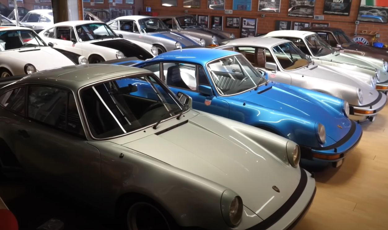 The Porsche Garage That’s a Museum, Over 40 Porsches and Counting, 1949 Porsche 356/2 Gmünd, 1955 Porsche 550 Spyder, 1959 Porsche 718 RSK, 1973 Porsche 911 Carrera RS 2.7, Porsche 959: From the Future, 1990 Porsche 964 Carrera 4 Lightweight, 1998 Porsche 993 GT2, Porsche Carrera GT, He Even Sold Some… For Millions, It’s Not Just the Cars: It’s the Culture, Comedians in Porsches Getting Coffee, A Porsche Historian in a Comedian’s Body, The Legacy on Four Wheels