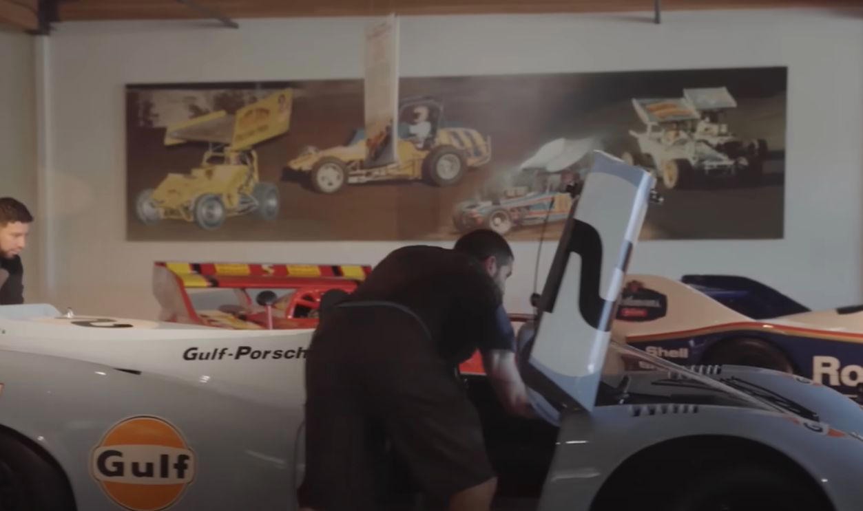 The Porsche Garage That’s a Museum, Over 40 Porsches and Counting, 1949 Porsche 356/2 Gmünd, 1955 Porsche 550 Spyder, 1959 Porsche 718 RSK, 1973 Porsche 911 Carrera RS 2.7, Porsche 959: From the Future, 1990 Porsche 964 Carrera 4 Lightweight, 1998 Porsche 993 GT2, Porsche Carrera GT, He Even Sold Some… For Millions, It’s Not Just the Cars: It’s the Culture, Comedians in Porsches Getting Coffee, A Porsche Historian in a Comedian’s Body, The Legacy on Four Wheels