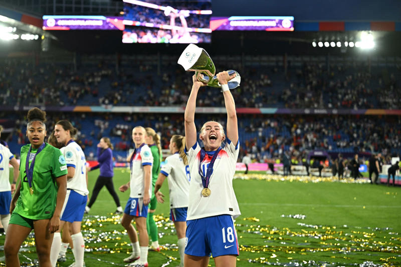 England win the Euros: Latest news and reaction , One final cheer at Downing Street, The Lionesses re-emerge from Number 10, Angela Rayner meets to Lionesses, Downing Street welcomes the Euro 2025 champions, Lionesses' Downing Street delay explained, The Lionesses arrive at Downing Street, Michelle Agyemang named Young Player of the Tournament, Attending the homecoming parade, England trophy parade: Route, map and schedule for Euro 2025 victory celebrations, England trophy parade: Route, map and schedule for Euro 2025 victory celebrations, Inside England’s Euro 2025 party - including celebrations with ‘coffee dog’ Reggie, Aitana Bonmati rues missed penalty, The truth behind Chloe Kelly’s unwavering confidence, England return to heroes' welcome, Four Lionesses named in Team of the Tournament, Lionesses late for Downing Street, The numbers behind Lionesses Euro 2025 success, 11 , 4 , 4 , 110km/h, The numbers behind Lionesses Euro 2025 success, 3 , 665 , 10, Lionesses arrive at Southend Airport!, Lionesses arrive at Southend Airport!, Lionesses arrive at Southend Airport!, The numbers behind Lionesses Euro 2025 success, Lionesses set to arrive at Southend Airport, Lionesses set to arrive at Southend Airport, Lionesses set to arrive at Southend Airport, Are England’s players paid per match?, Player bonuses, Lionesses set to arrive at Southend Airport, Wiegman hopes win will 'push women's game even more', Lionesses set to arrive at Southend Airport, No thoughts of revenge from England, Lionesses set to arrive at Southend Airport, Lucy Bronze reveals she played entire Euro 2025 with fractured tibia, Two shootout victories, Spot kick heroines, Lionesses led for just five minutes in knockout rounds, England fans erupt as Lionesses secure Euro 2025 win, Comeback Queens, Goalscoring records, 'We worked so hard, there's no better feeling', More Lionesses records, England fans wait outside Southend Airport as Lionesses return, Hampton's heroics, Lionesses use 'their voice for change', Euro-winning head coaches:, Sarina Wiegman's records, Lionesses heading home, Are England’s players paid per match?, How much do England women’s players get paid?, Euro 2025 prize money, 'Representing England is never a given', Aitana Bonmati rues missed penalty, The sweary gift Sarina Wiegman used to inspire Lionesses before Euro 2025 final, Chamberlain on Hampton, FA ready to grow women's football, Bullingham on extending Wiegman's contract, Carter praises fans for support, Jubilant Princess Charlotte celebrates Lionesses Euro 2025 win with her father Prince William, What has the goverment said about the parade?, What has the FA said about the trophy parade?, How can I watch the Lionesses victory parade?, When is the Lionesses trophy parade?, Behind the scenes with the Royals, Toone pays tribute to late father after Euros win, What's next?, 'We didn't do it the easy way', Kelly on her penalty routine, Carney praises Hampton, Michelle Agyemang named Young Player of the Tournament, England celebrate Euro 2025 victory, Inside England’s Euro 2025 party - including celebrations with ‘coffee dog’ Reggie, Chloe Kelly on difficult year before Euro 2025 heroics, 'We're the team that never gives up in this tournament', No extra bank holiday planned to mark Lionesses’ historic Euro 2025 win, Why Sarina Wiegman is the best manager in the world, White 'so proud' of England team, King Charles congratulates England, 'It's staying home' says Williamson, Agyemang 'can't complain' after exceptional Euros, Sarina Wiegman's initial reaction, 'Another bit of legacy for the Lionesses', More from Steph Houghton