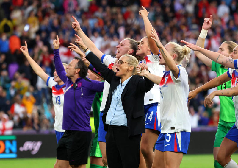 England win the Euros: Latest news and reaction , One final cheer at Downing Street, The Lionesses re-emerge from Number 10, Angela Rayner meets to Lionesses, Downing Street welcomes the Euro 2025 champions, Lionesses' Downing Street delay explained, The Lionesses arrive at Downing Street, Michelle Agyemang named Young Player of the Tournament, Attending the homecoming parade, England trophy parade: Route, map and schedule for Euro 2025 victory celebrations, England trophy parade: Route, map and schedule for Euro 2025 victory celebrations, Inside England’s Euro 2025 party - including celebrations with ‘coffee dog’ Reggie, Aitana Bonmati rues missed penalty, The truth behind Chloe Kelly’s unwavering confidence, England return to heroes' welcome, Four Lionesses named in Team of the Tournament, Lionesses late for Downing Street, The numbers behind Lionesses Euro 2025 success, 11 , 4 , 4 , 110km/h, The numbers behind Lionesses Euro 2025 success, 3 , 665 , 10, Lionesses arrive at Southend Airport!, Lionesses arrive at Southend Airport!, Lionesses arrive at Southend Airport!, The numbers behind Lionesses Euro 2025 success, Lionesses set to arrive at Southend Airport, Lionesses set to arrive at Southend Airport, Lionesses set to arrive at Southend Airport, Are England’s players paid per match?, Player bonuses, Lionesses set to arrive at Southend Airport, Wiegman hopes win will 'push women's game even more', Lionesses set to arrive at Southend Airport, No thoughts of revenge from England, Lionesses set to arrive at Southend Airport, Lucy Bronze reveals she played entire Euro 2025 with fractured tibia, Two shootout victories, Spot kick heroines, Lionesses led for just five minutes in knockout rounds, England fans erupt as Lionesses secure Euro 2025 win, Comeback Queens, Goalscoring records, 'We worked so hard, there's no better feeling', More Lionesses records, England fans wait outside Southend Airport as Lionesses return, Hampton's heroics, Lionesses use 'their voice for change', Euro-winning head coaches:, Sarina Wiegman's records, Lionesses heading home, Are England’s players paid per match?, How much do England women’s players get paid?, Euro 2025 prize money, 'Representing England is never a given', Aitana Bonmati rues missed penalty, The sweary gift Sarina Wiegman used to inspire Lionesses before Euro 2025 final, Chamberlain on Hampton, FA ready to grow women's football, Bullingham on extending Wiegman's contract, Carter praises fans for support, Jubilant Princess Charlotte celebrates Lionesses Euro 2025 win with her father Prince William, What has the goverment said about the parade?, What has the FA said about the trophy parade?, How can I watch the Lionesses victory parade?, When is the Lionesses trophy parade?, Behind the scenes with the Royals, Toone pays tribute to late father after Euros win, What's next?, 'We didn't do it the easy way', Kelly on her penalty routine, Carney praises Hampton, Michelle Agyemang named Young Player of the Tournament, England celebrate Euro 2025 victory, Inside England’s Euro 2025 party - including celebrations with ‘coffee dog’ Reggie, Chloe Kelly on difficult year before Euro 2025 heroics, 'We're the team that never gives up in this tournament', No extra bank holiday planned to mark Lionesses’ historic Euro 2025 win, Why Sarina Wiegman is the best manager in the world, White 'so proud' of England team, King Charles congratulates England, 'It's staying home' says Williamson, Agyemang 'can't complain' after exceptional Euros, Sarina Wiegman's initial reaction, 'Another bit of legacy for the Lionesses', More from Steph Houghton