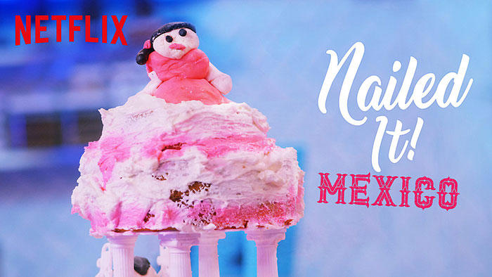 #57 Nailed It México #1 The Great British Bake Off, #3 Top Chef, #5 Cutthroat Kitchen, #7 Chopped Champions, #9 Hell's Kitchen, #11 The Great Food Truck Race, #13 Worst Cooks In America, #15 Masterchef Junior, #17 Food Network Challenge, #19 The Taste, #21 Throwdown! With Bobby Flay, #23 Next Great Baker, #25 Chopped Junior, #27 Sugar Rush, #29 Cake Wars, #31 Holiday Baking Championship, #33 The Great American Baking Show, #35 Sweet Genius, #37 Halloween Baking Championship, #39 Cooks vs. Cons, #41 Buddy vs. Duff, #43 Chopped Canada, #45 Nailed It! Germany, #47 Rachael vs. Guy: Celebrity Cook-Off, #49 Top Chef Family Style, #51 Salt, Fat, Acid, Heat, #53 Ugly Delicious, #55 Top Chef Canada, #57 Nailed It México, #59 Christmas Cookie Challenge, #61 Holiday Wars, #63 Ready.. Set... Cook!, #65 Chef Academy, #67 Family Food Fight, #69 Waffles + Mochi, #71 Million Pound Menu, #73 The Chefs Line, #75 Be Our Chef