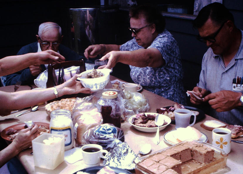 Queen of the Kitchen: Grandma The Thanksgiving That Started at 6AM, When Dinner Was an Event, Not Just a Meal, Queen of the Kitchen: Grandma, Dad Wasn't Talking, He Was Eating, Men Sat. Women Ran the Show., Grandpa Fed Grandma and We All Looked Away, Thanksgiving: AKA The Super Bowl of Eating, Dinner Was Ready. You Came Running., Cowboys at the Kids’ Table, No Talking. Just Chewing., Men Set the Table... Once, The Rolls Were Sacred. Don’t Touch Until Grace., Little Miss No-Fork Energy, When She Brought ‘The Boyfriend’, Holiday Dinners Hit Different, Everyone Was There (Even That One Cousin), The Angry Teen at the Kids’ Table, Why Is There a Creepy Doll at the Table?, Oh No, He Brought the Guitar Again, The Table Where Everything Happened, Hot Meal. Hotter Drama., Not Quite Kids, Not Quite Teens, Dad and the Wine Bottle: A Love Story, Baby’s First Fork