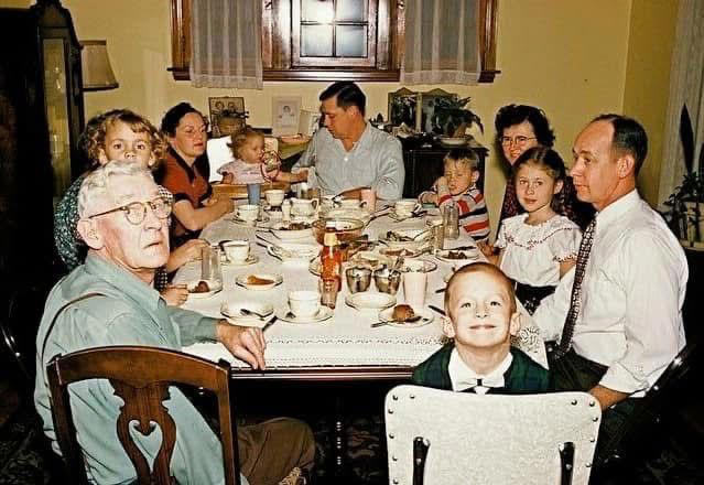 Holiday Dinners Hit Different The Thanksgiving That Started at 6AM, When Dinner Was an Event, Not Just a Meal, Queen of the Kitchen: Grandma, Dad Wasn't Talking, He Was Eating, Men Sat. Women Ran the Show., Grandpa Fed Grandma and We All Looked Away, Thanksgiving: AKA The Super Bowl of Eating, Dinner Was Ready. You Came Running., Cowboys at the Kids’ Table, No Talking. Just Chewing., Men Set the Table... Once, The Rolls Were Sacred. Don’t Touch Until Grace., Little Miss No-Fork Energy, When She Brought ‘The Boyfriend’, Holiday Dinners Hit Different, Everyone Was There (Even That One Cousin), The Angry Teen at the Kids’ Table, Why Is There a Creepy Doll at the Table?, Oh No, He Brought the Guitar Again, The Table Where Everything Happened, Hot Meal. Hotter Drama., Not Quite Kids, Not Quite Teens, Dad and the Wine Bottle: A Love Story, Baby’s First Fork