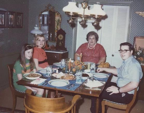 When She Brought ‘The Boyfriend’ The Thanksgiving That Started at 6AM, When Dinner Was an Event, Not Just a Meal, Queen of the Kitchen: Grandma, Dad Wasn't Talking, He Was Eating, Men Sat. Women Ran the Show., Grandpa Fed Grandma and We All Looked Away, Thanksgiving: AKA The Super Bowl of Eating, Dinner Was Ready. You Came Running., Cowboys at the Kids’ Table, No Talking. Just Chewing., Men Set the Table... Once, The Rolls Were Sacred. Don’t Touch Until Grace., Little Miss No-Fork Energy, When She Brought ‘The Boyfriend’, Holiday Dinners Hit Different, Everyone Was There (Even That One Cousin), The Angry Teen at the Kids’ Table, Why Is There a Creepy Doll at the Table?, Oh No, He Brought the Guitar Again, The Table Where Everything Happened, Hot Meal. Hotter Drama., Not Quite Kids, Not Quite Teens, Dad and the Wine Bottle: A Love Story, Baby’s First Fork