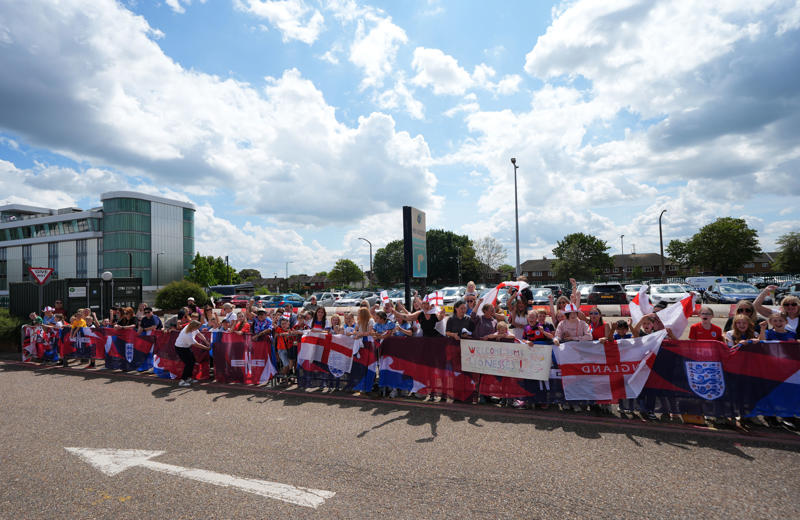 England win the Euros: Latest news and reaction , One final cheer at Downing Street, The Lionesses re-emerge from Number 10, Angela Rayner meets to Lionesses, Downing Street welcomes the Euro 2025 champions, Lionesses' Downing Street delay explained, The Lionesses arrive at Downing Street, Michelle Agyemang named Young Player of the Tournament, Attending the homecoming parade, England trophy parade: Route, map and schedule for Euro 2025 victory celebrations, England trophy parade: Route, map and schedule for Euro 2025 victory celebrations, Inside England’s Euro 2025 party - including celebrations with ‘coffee dog’ Reggie, Aitana Bonmati rues missed penalty, The truth behind Chloe Kelly’s unwavering confidence, England return to heroes' welcome, Four Lionesses named in Team of the Tournament, Lionesses late for Downing Street, The numbers behind Lionesses Euro 2025 success, 11 , 4 , 4 , 110km/h, The numbers behind Lionesses Euro 2025 success, 3 , 665 , 10, Lionesses arrive at Southend Airport!, Lionesses arrive at Southend Airport!, Lionesses arrive at Southend Airport!, The numbers behind Lionesses Euro 2025 success, Lionesses set to arrive at Southend Airport, Lionesses set to arrive at Southend Airport, Lionesses set to arrive at Southend Airport, Are England’s players paid per match?, Player bonuses, Lionesses set to arrive at Southend Airport, Wiegman hopes win will 'push women's game even more', Lionesses set to arrive at Southend Airport, No thoughts of revenge from England, Lionesses set to arrive at Southend Airport, Lucy Bronze reveals she played entire Euro 2025 with fractured tibia, Two shootout victories, Spot kick heroines, Lionesses led for just five minutes in knockout rounds, England fans erupt as Lionesses secure Euro 2025 win, Comeback Queens, Goalscoring records, 'We worked so hard, there's no better feeling', More Lionesses records, England fans wait outside Southend Airport as Lionesses return, Hampton's heroics, Lionesses use 'their voice for change', Euro-winning head coaches:, Sarina Wiegman's records, Lionesses heading home, Are England’s players paid per match?, How much do England women’s players get paid?, Euro 2025 prize money, 'Representing England is never a given', Aitana Bonmati rues missed penalty, The sweary gift Sarina Wiegman used to inspire Lionesses before Euro 2025 final, Chamberlain on Hampton, FA ready to grow women's football, Bullingham on extending Wiegman's contract, Carter praises fans for support, Jubilant Princess Charlotte celebrates Lionesses Euro 2025 win with her father Prince William, What has the goverment said about the parade?, What has the FA said about the trophy parade?, How can I watch the Lionesses victory parade?, When is the Lionesses trophy parade?, Behind the scenes with the Royals, Toone pays tribute to late father after Euros win, What's next?, 'We didn't do it the easy way', Kelly on her penalty routine, Carney praises Hampton, Michelle Agyemang named Young Player of the Tournament, England celebrate Euro 2025 victory, Inside England’s Euro 2025 party - including celebrations with ‘coffee dog’ Reggie, Chloe Kelly on difficult year before Euro 2025 heroics, 'We're the team that never gives up in this tournament', No extra bank holiday planned to mark Lionesses’ historic Euro 2025 win, Why Sarina Wiegman is the best manager in the world, White 'so proud' of England team, King Charles congratulates England, 'It's staying home' says Williamson, Agyemang 'can't complain' after exceptional Euros, Sarina Wiegman's initial reaction, 'Another bit of legacy for the Lionesses', More from Steph Houghton